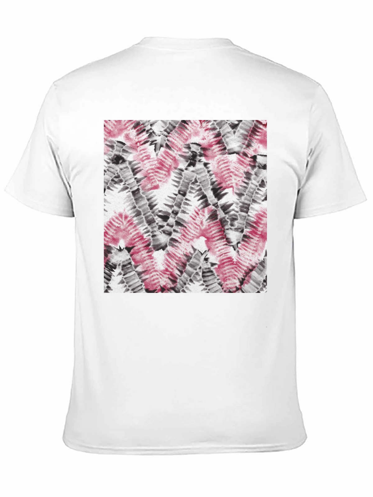 Cool Tie-Dye Pattern Black T-Shirt