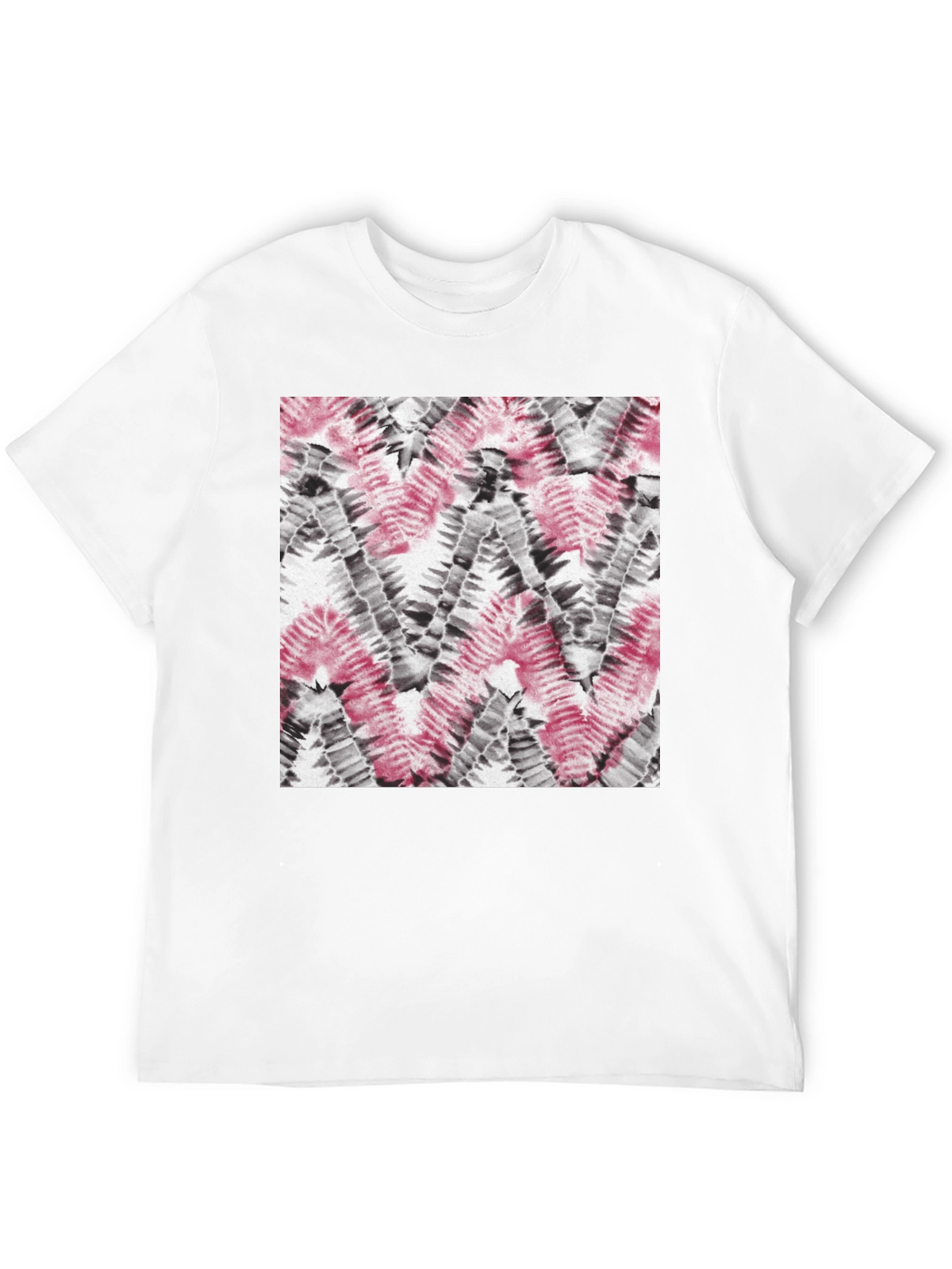 Cool Tie-Dye Pattern Black T-Shirt