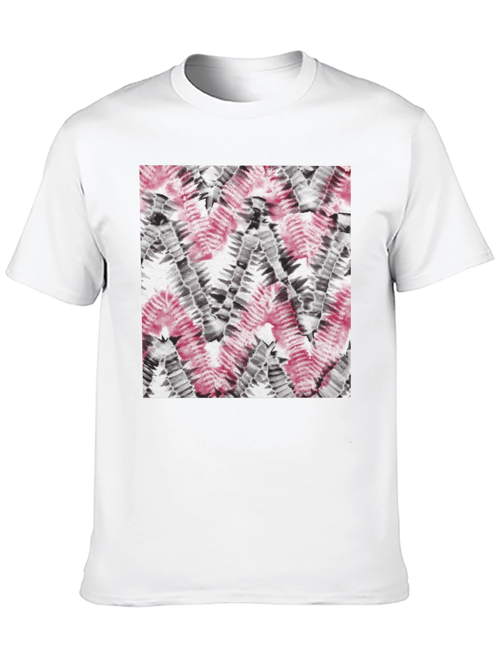 Cool Tie-Dye Pattern Black T-Shirt
