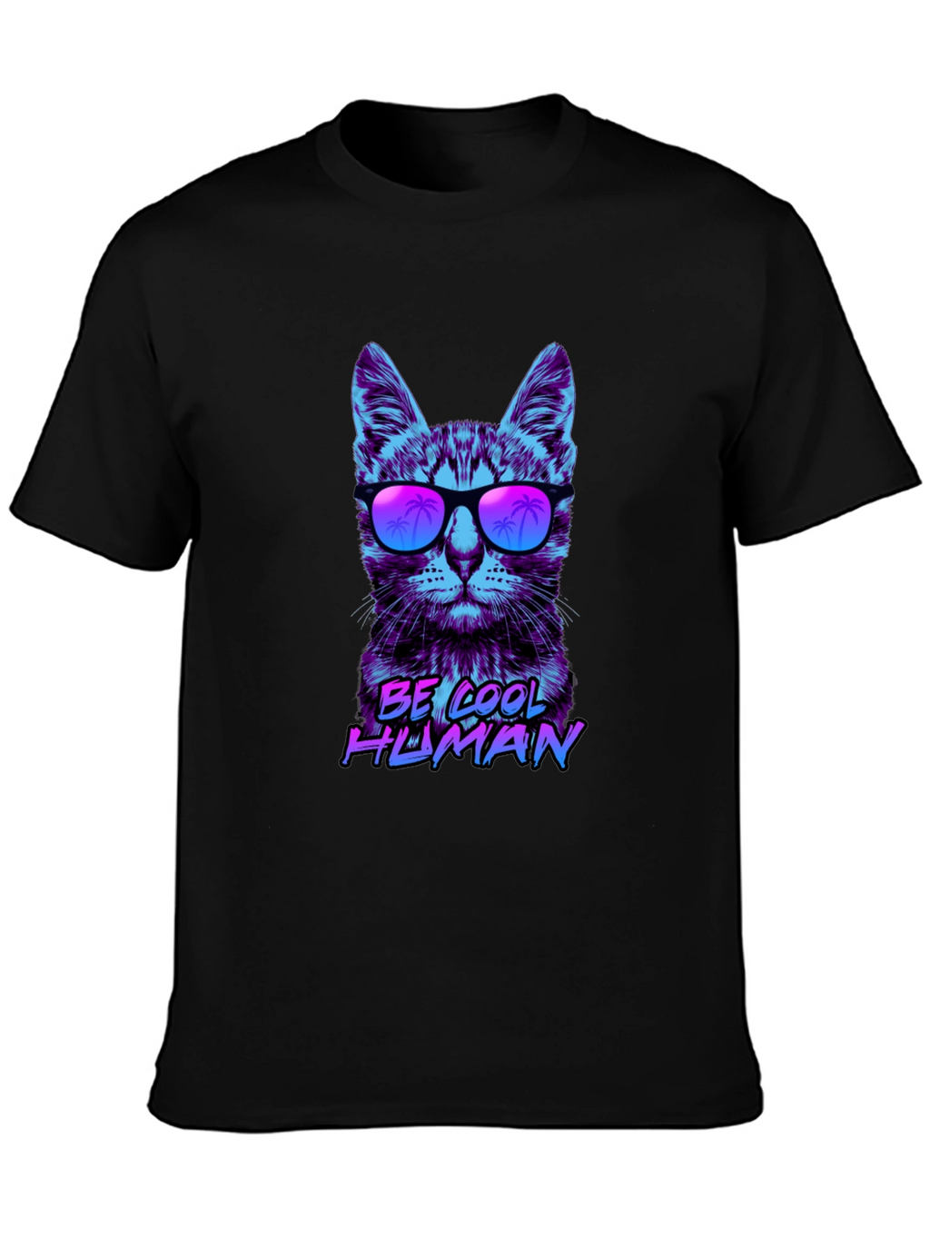 Cool Cat Graphic Tee - Be Cool Human
