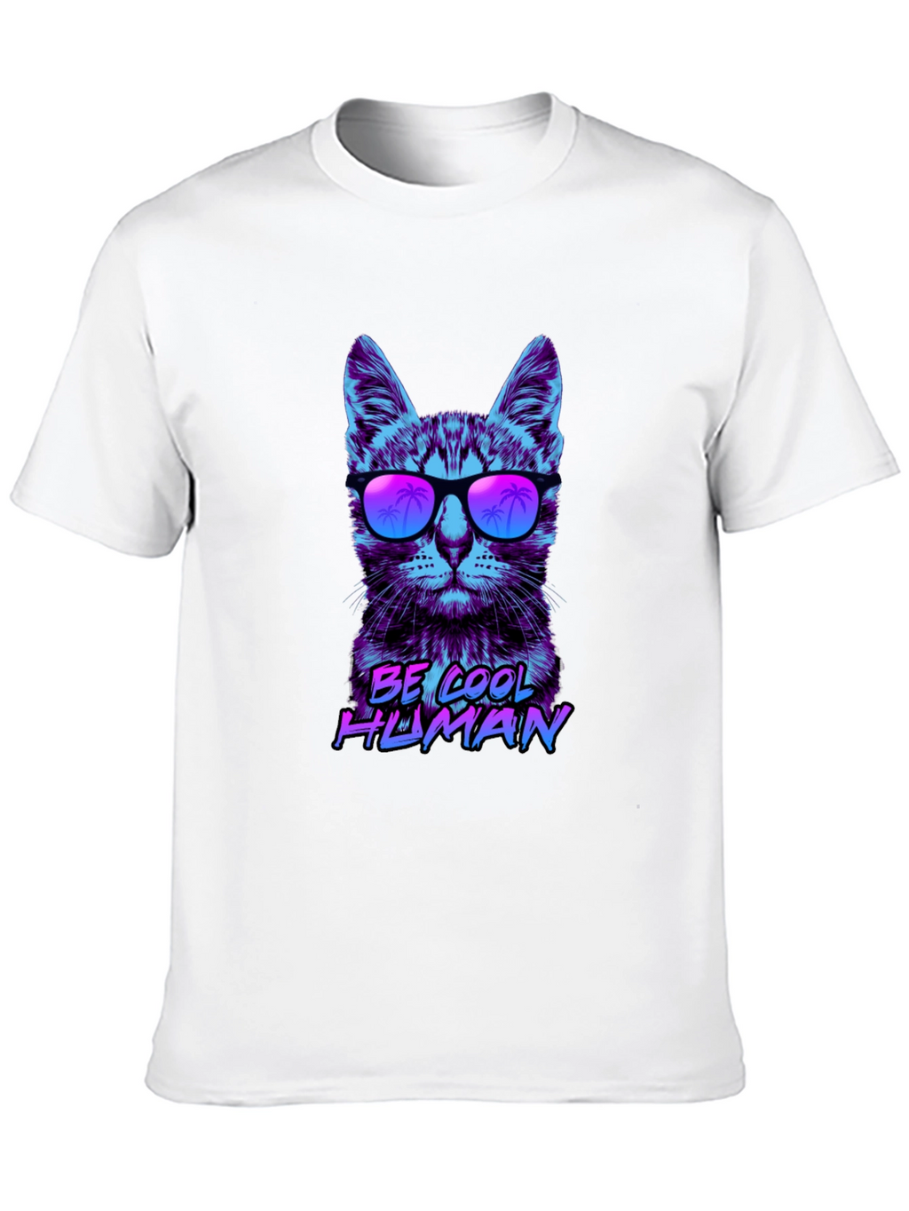 Cool Cat Graphic Tee - Be Cool Human