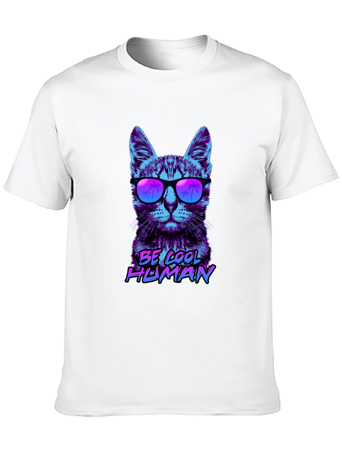 Cool Cat Graphic Tee - Be Cool Human