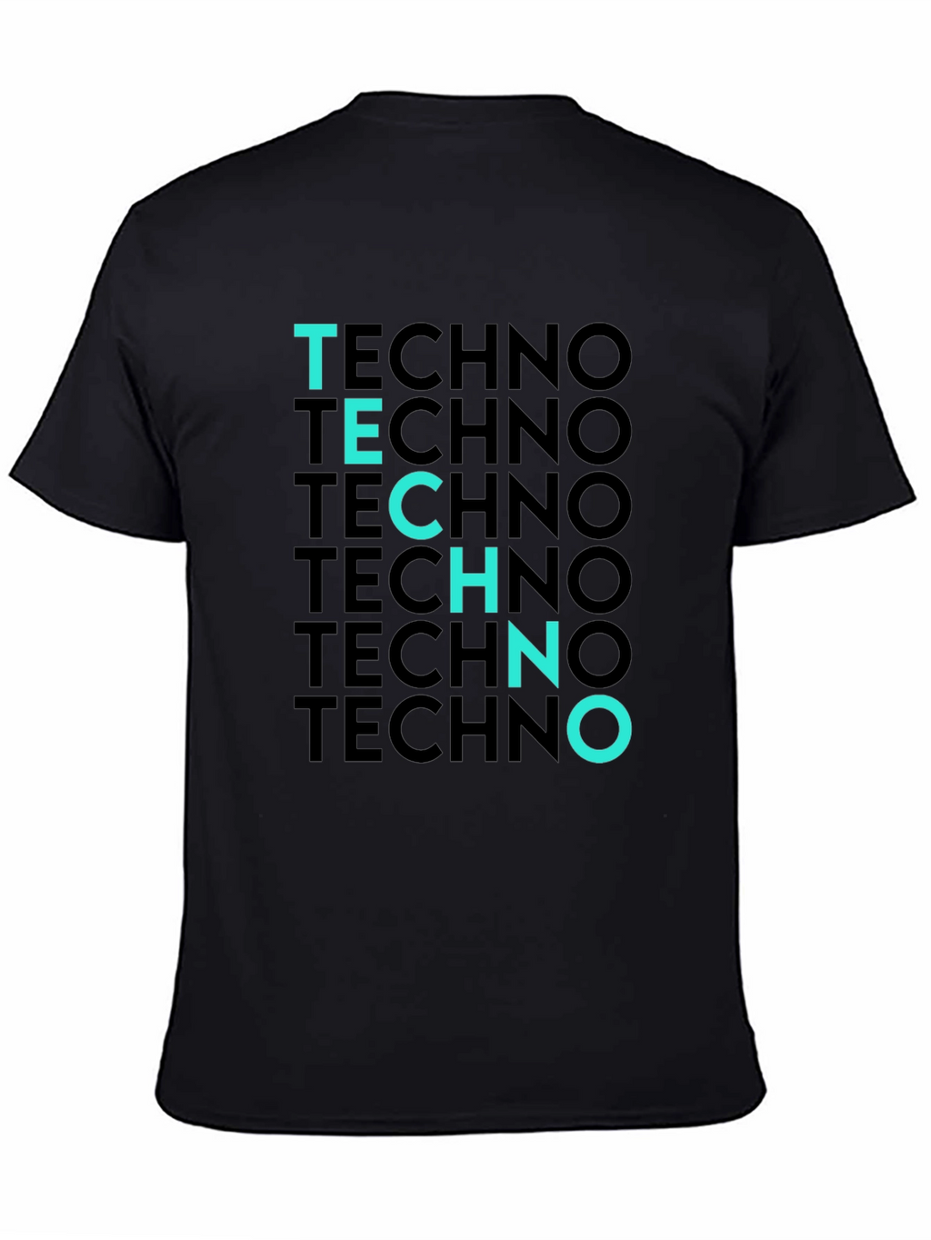 Techno T-Shirt - Black Tee