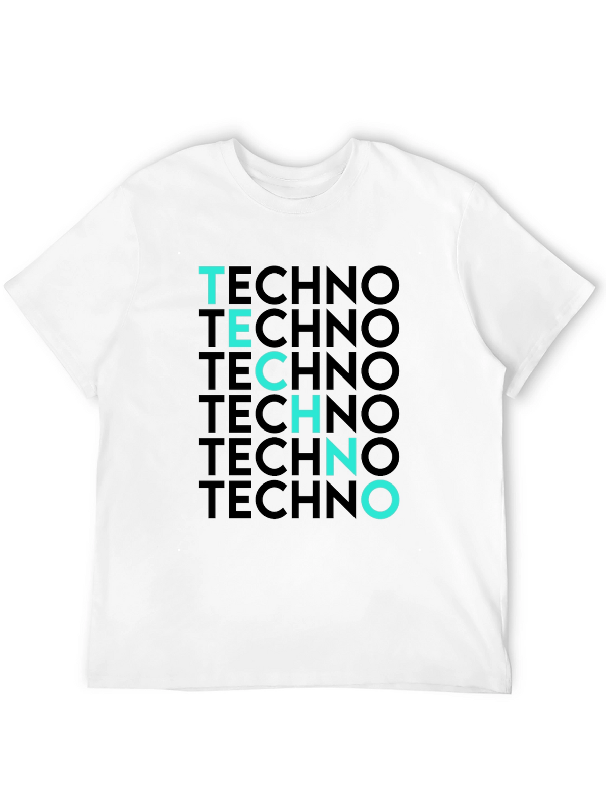 Techno T-Shirt - Black Tee