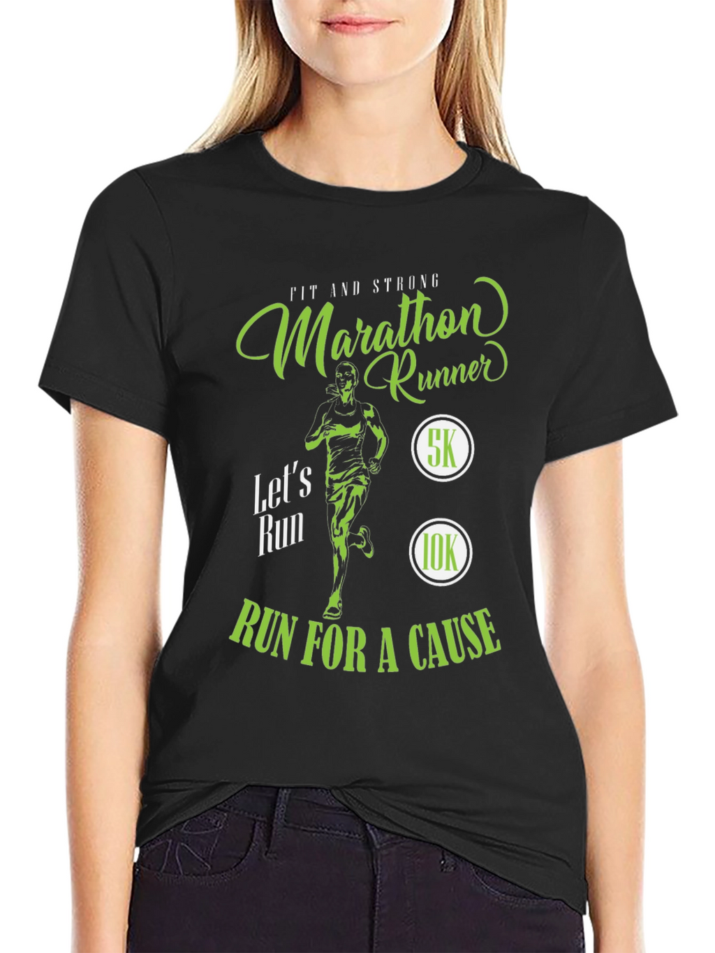 Marathon Runner T-Shirt - Run For A Cause!