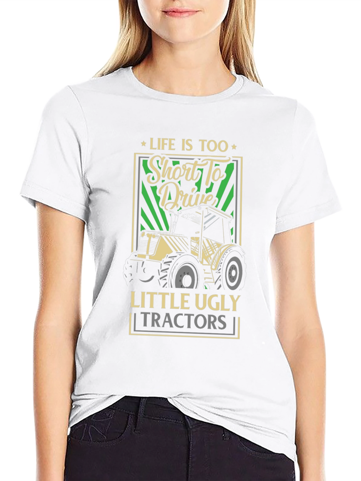 Lifes Too Short Tractor Graphic Tee