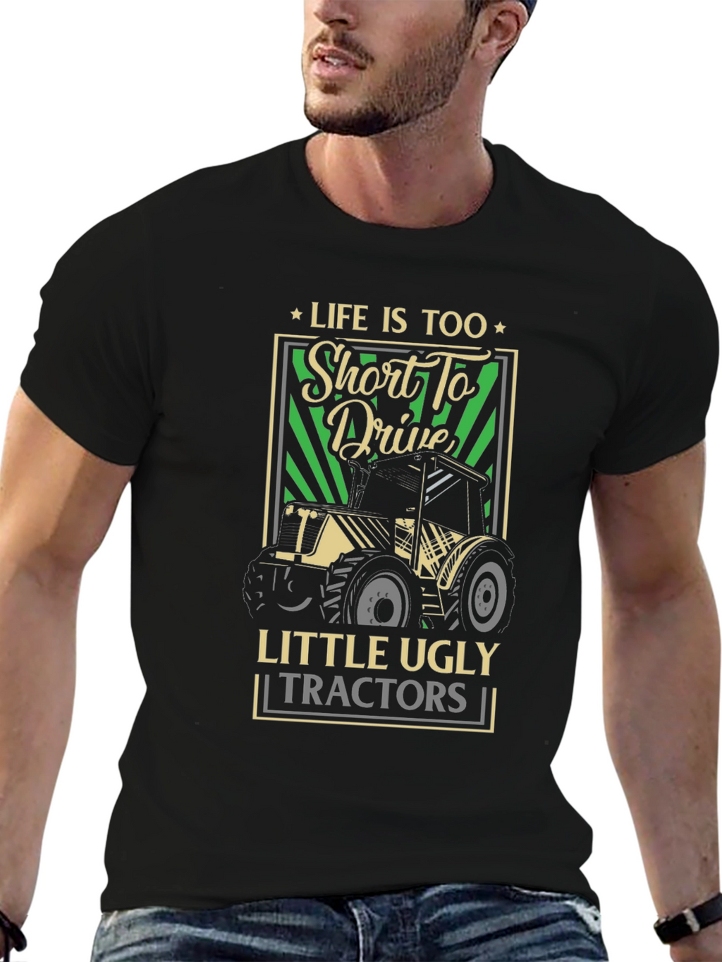 Lifes Too Short Tractor Graphic Tee