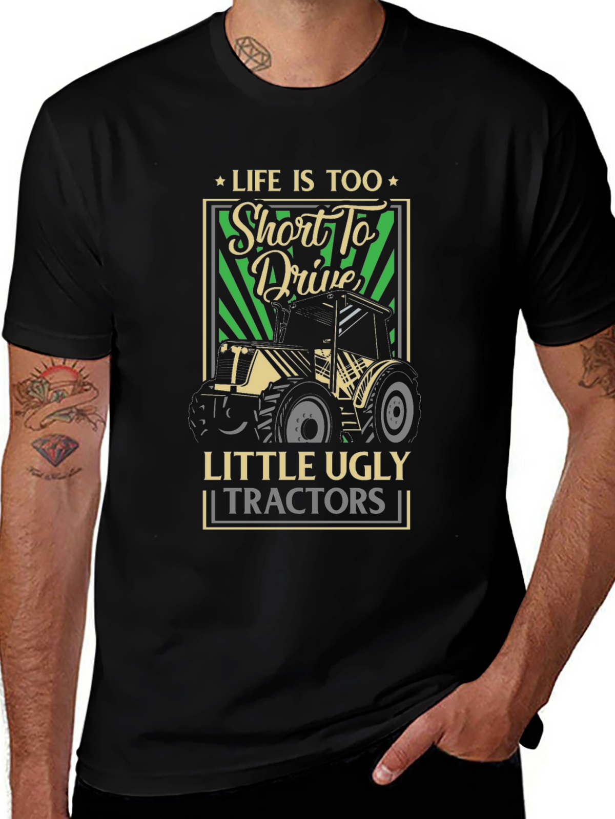 Lifes Too Short Tractor Graphic Tee