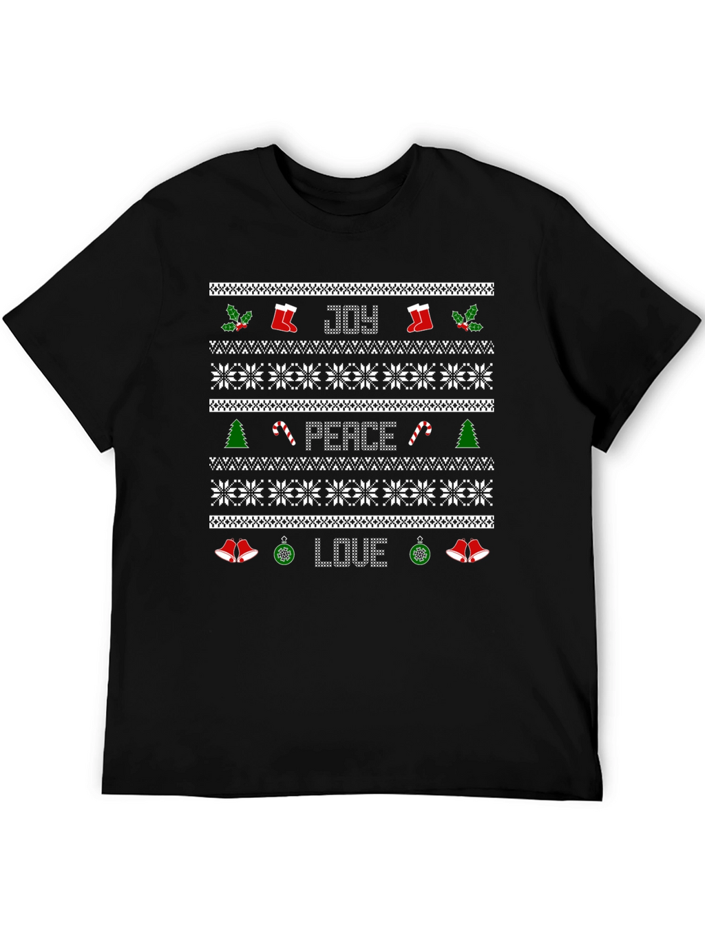 Ugly Christmas Sweater Style T-Shirt