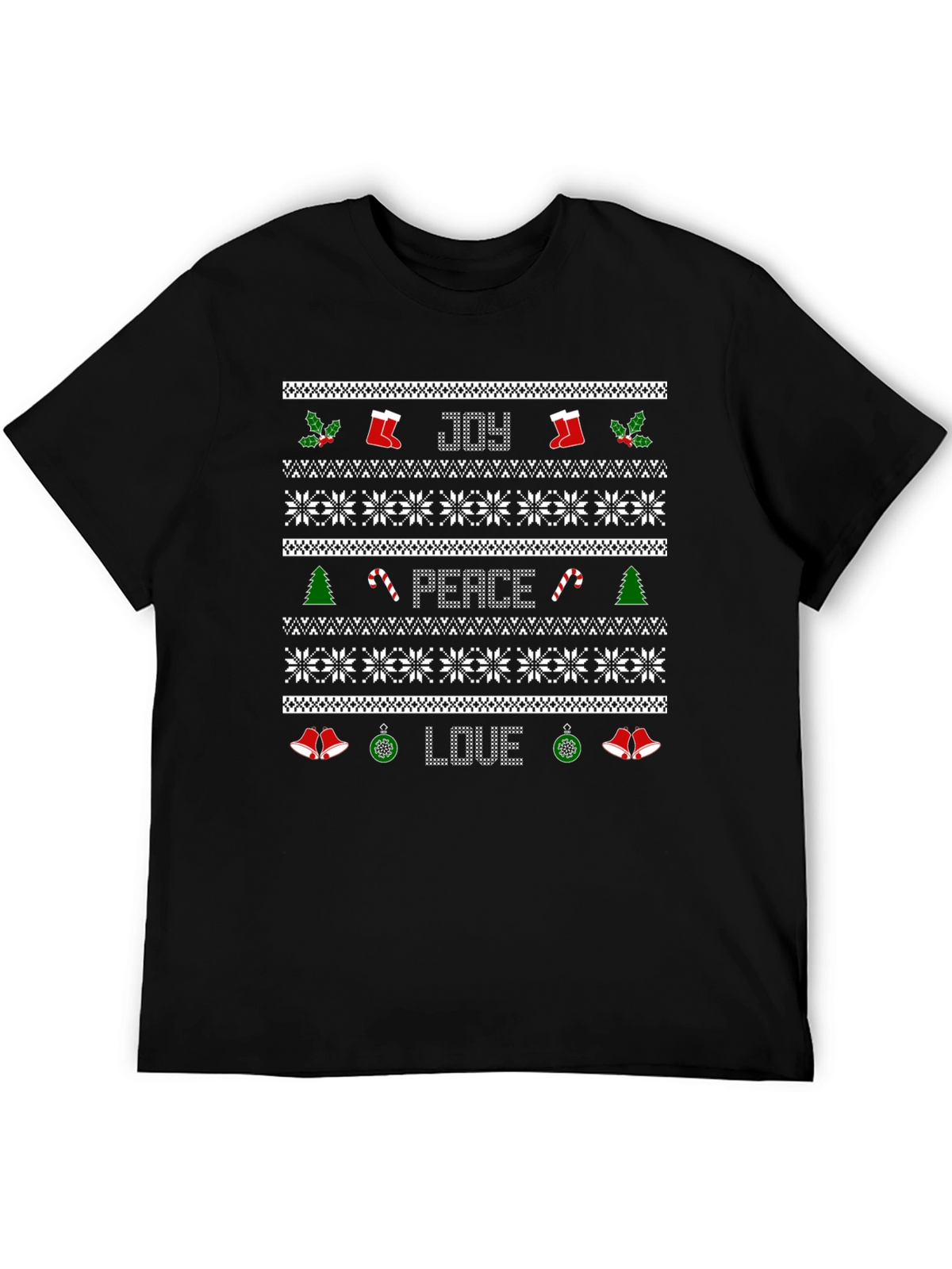 Ugly Christmas Sweater Style T-Shirt