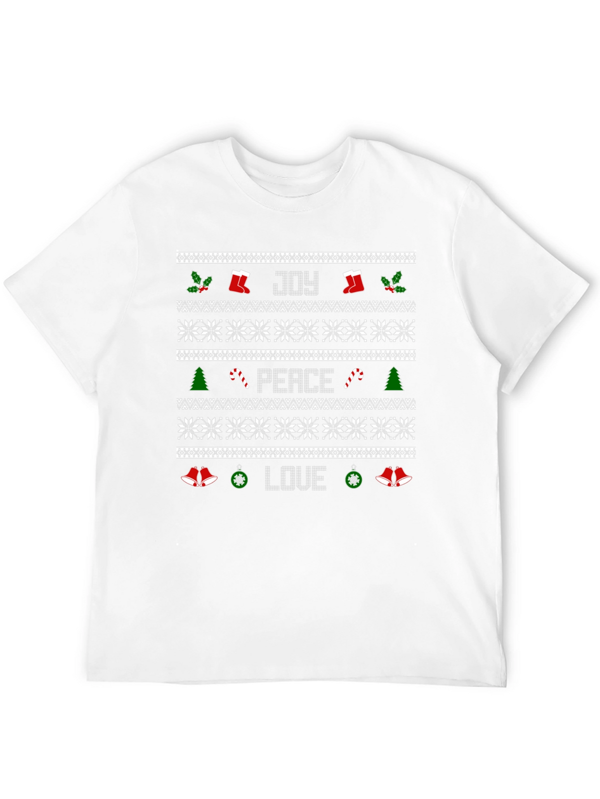 Ugly Christmas Sweater Style T-Shirt