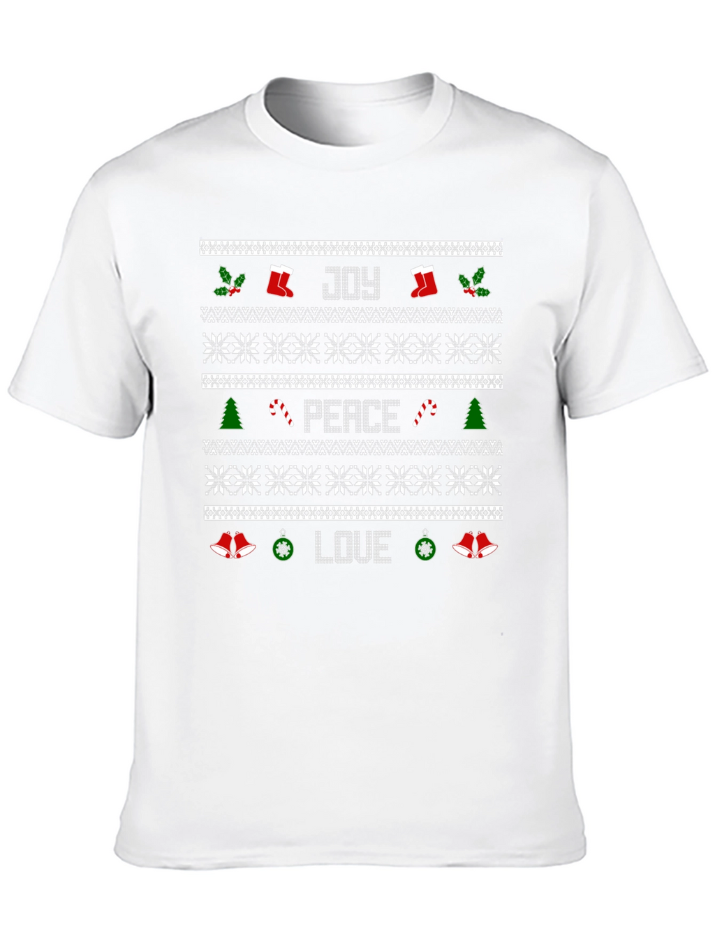 Ugly Christmas Sweater Style T-Shirt