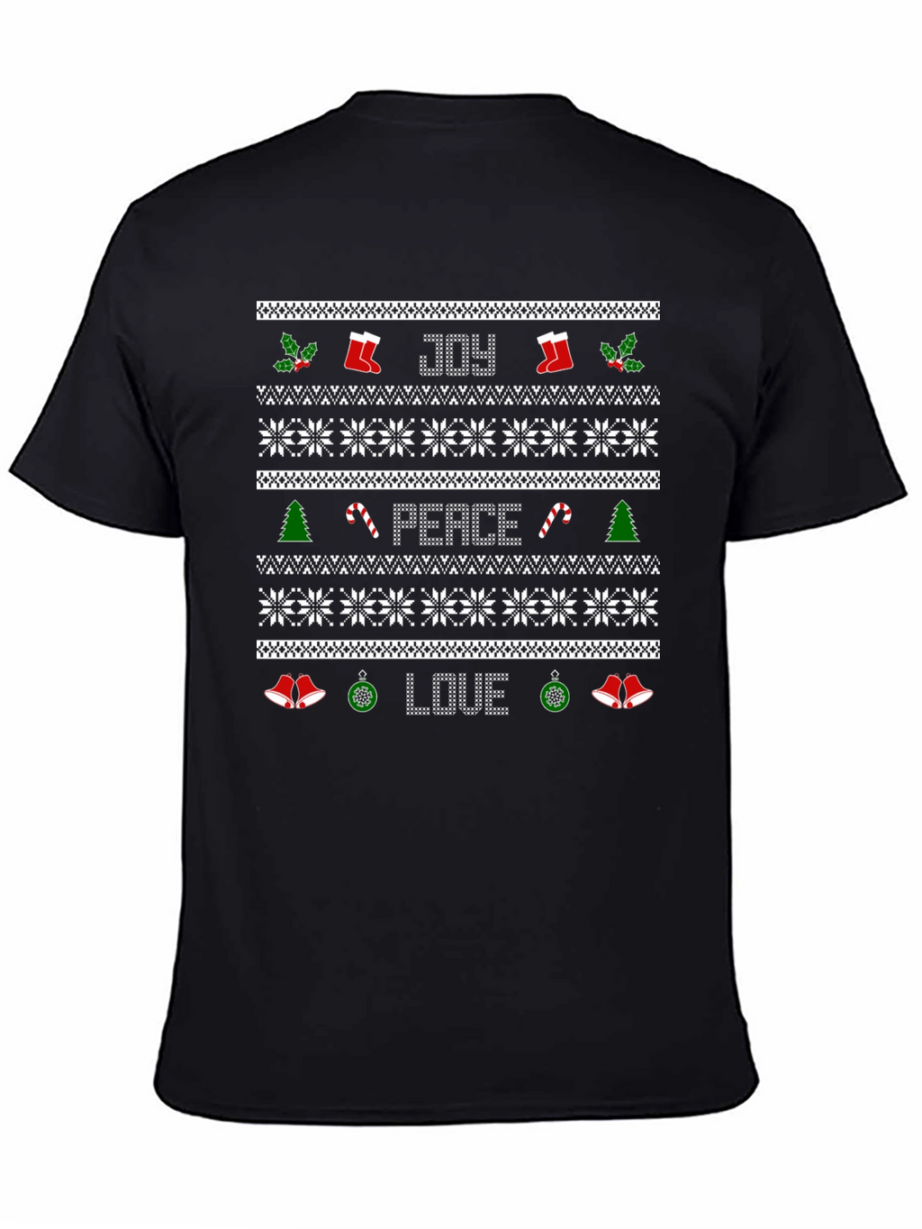 Ugly Christmas Sweater Style T-Shirt