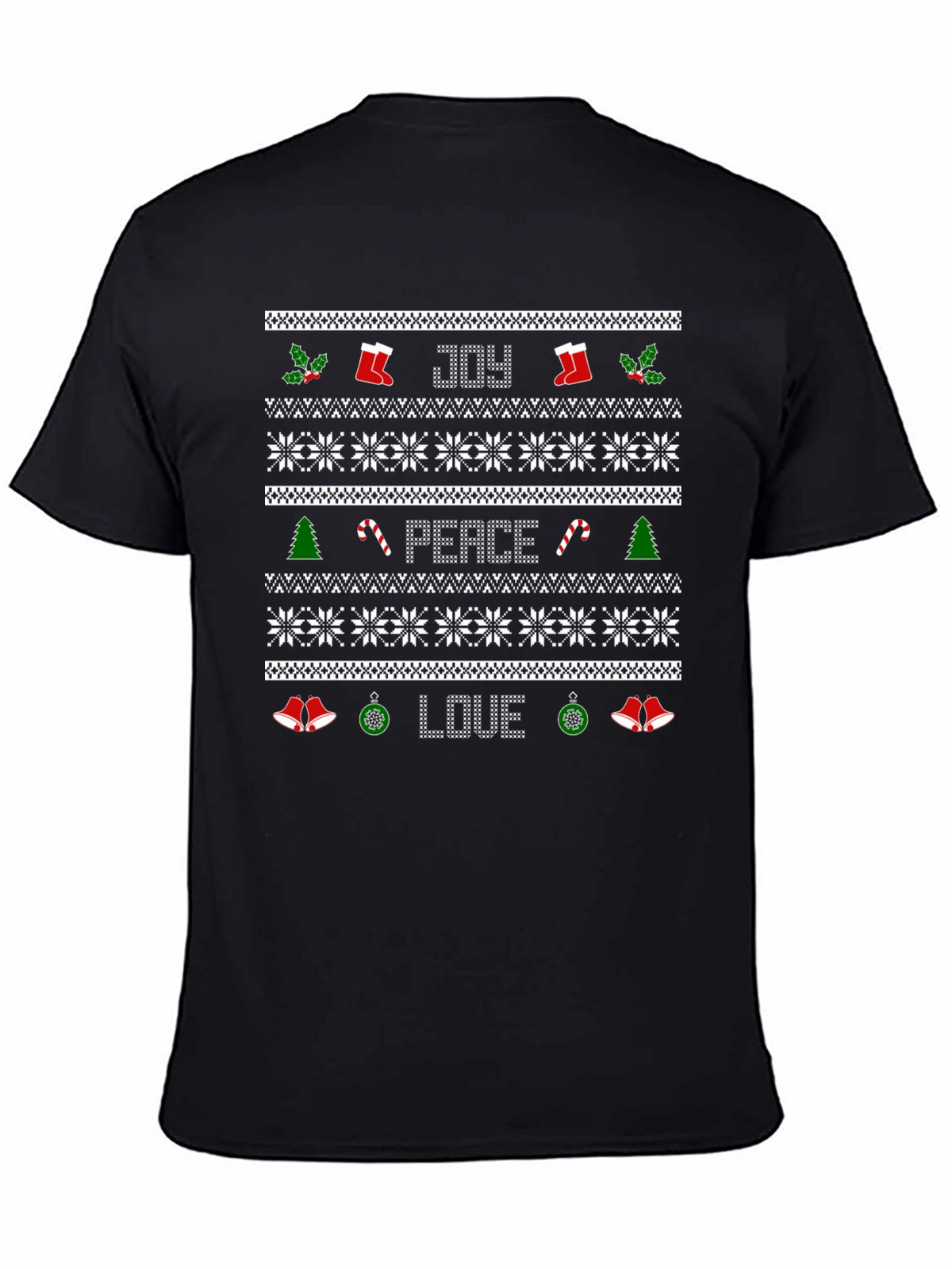 Ugly Christmas Sweater Style T-Shirt