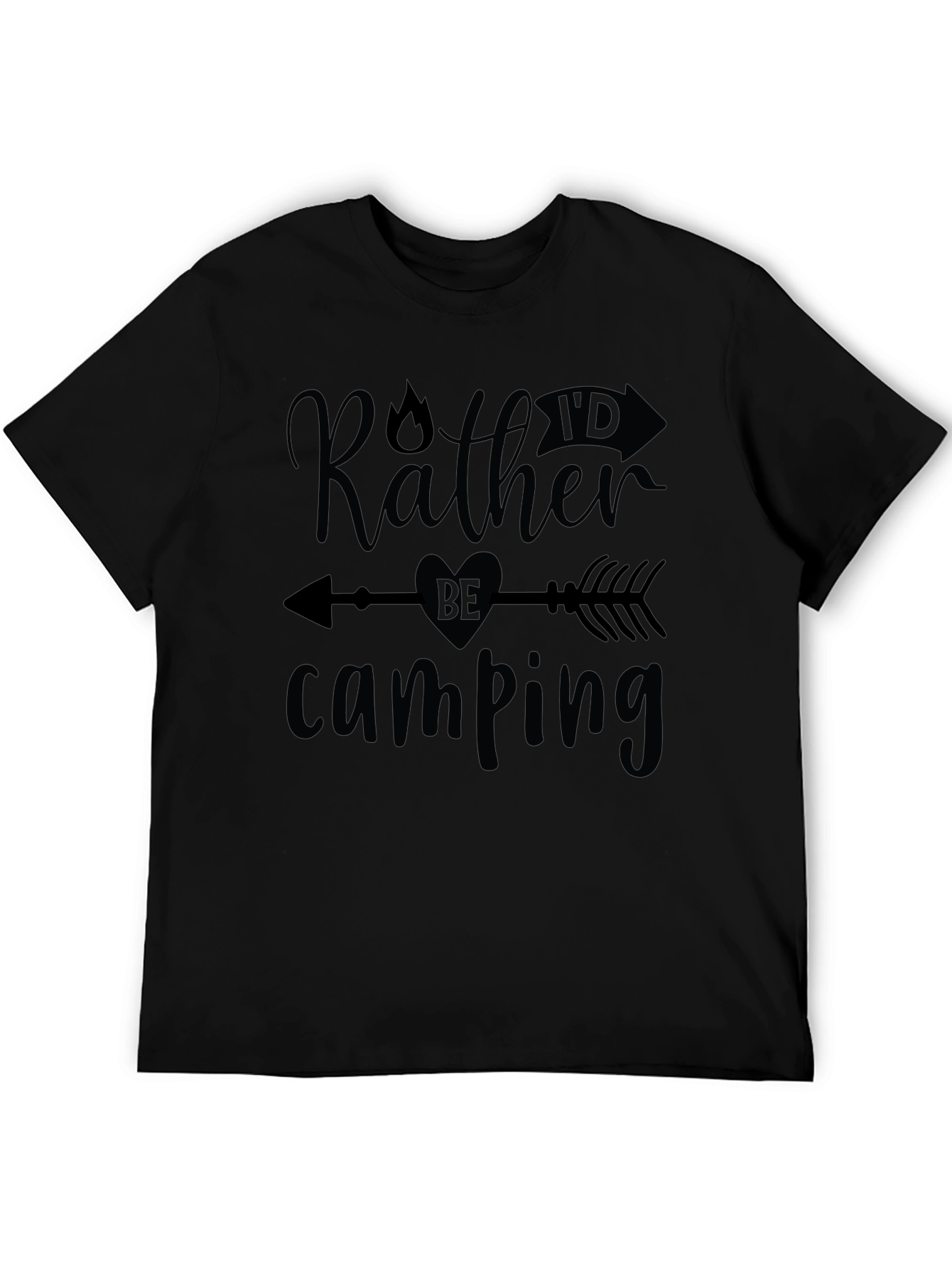 Camping T-Shirt - Rather Be Camping Graphic Tee