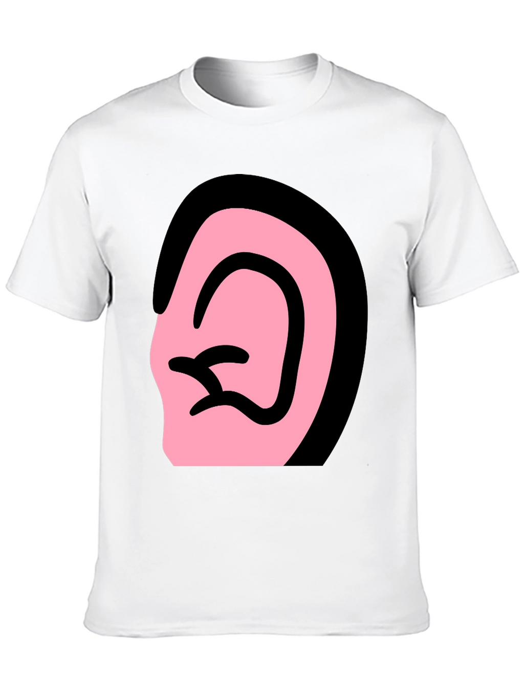 Ear Graphic Black T-Shirt
