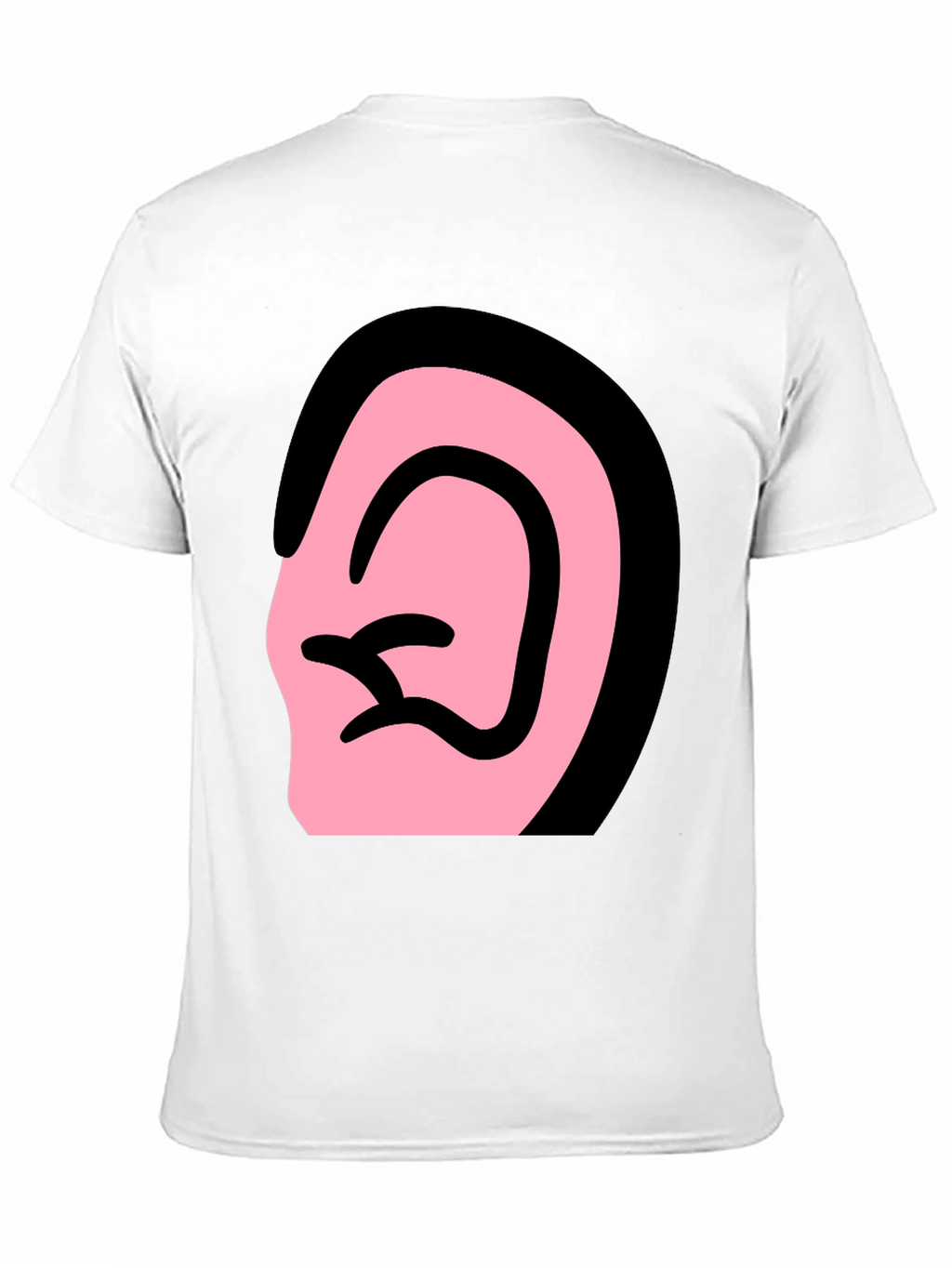 Ear Graphic Black T-Shirt