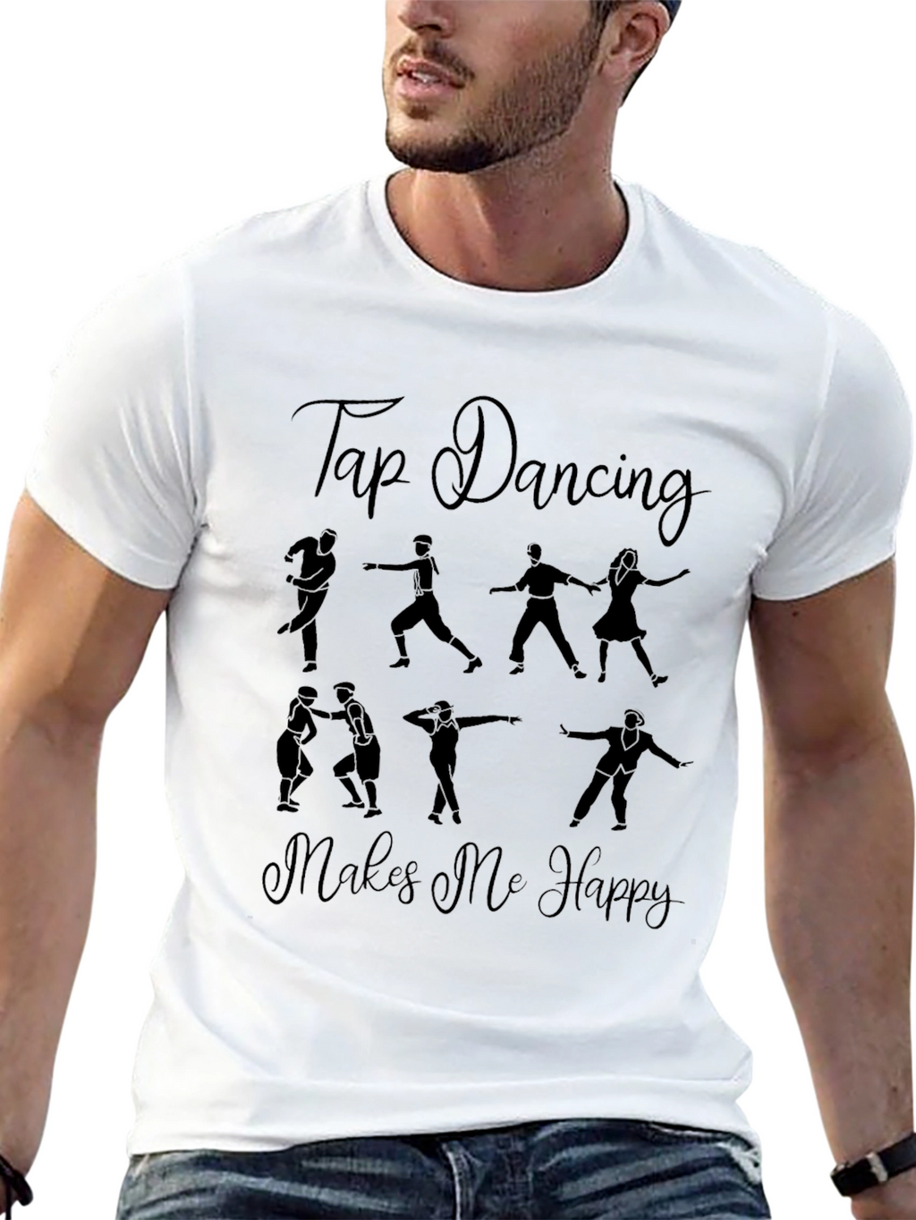 Tap Dancing Makes Me Happy Graphic Tee