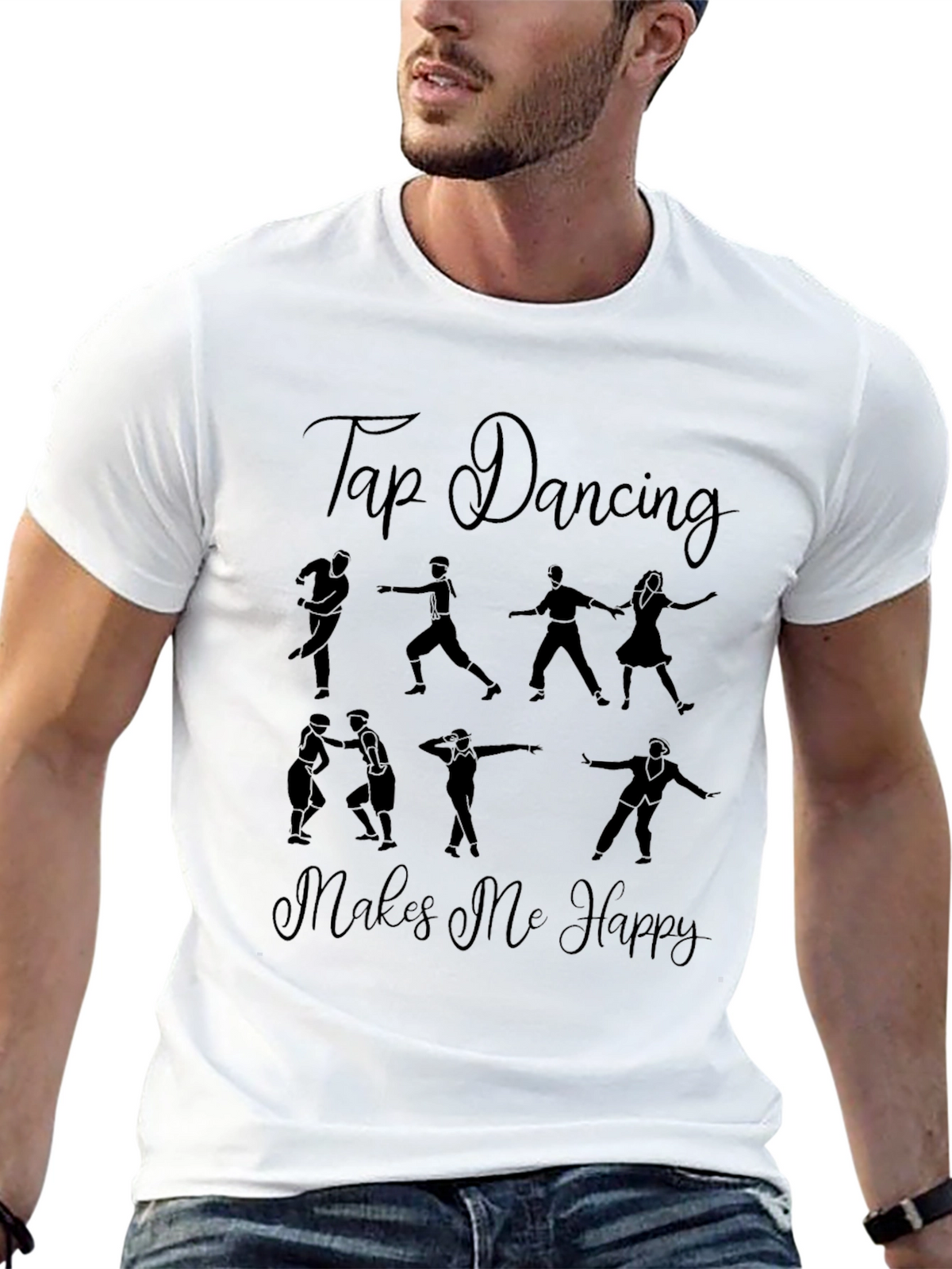 Tap Dancing Makes Me Happy Graphic Tee