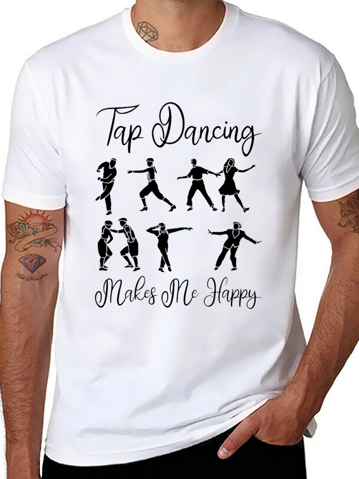 Tap Dancing Makes Me Happy Graphic Tee