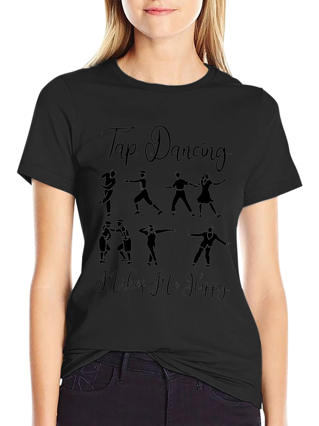 Tap Dancing Makes Me Happy Graphic Tee