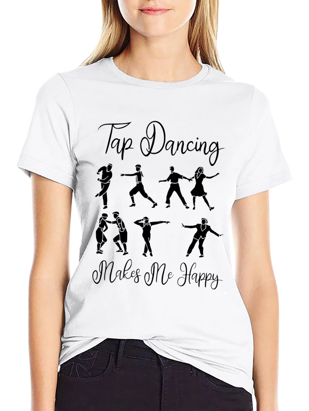 Tap Dancing Makes Me Happy Graphic Tee