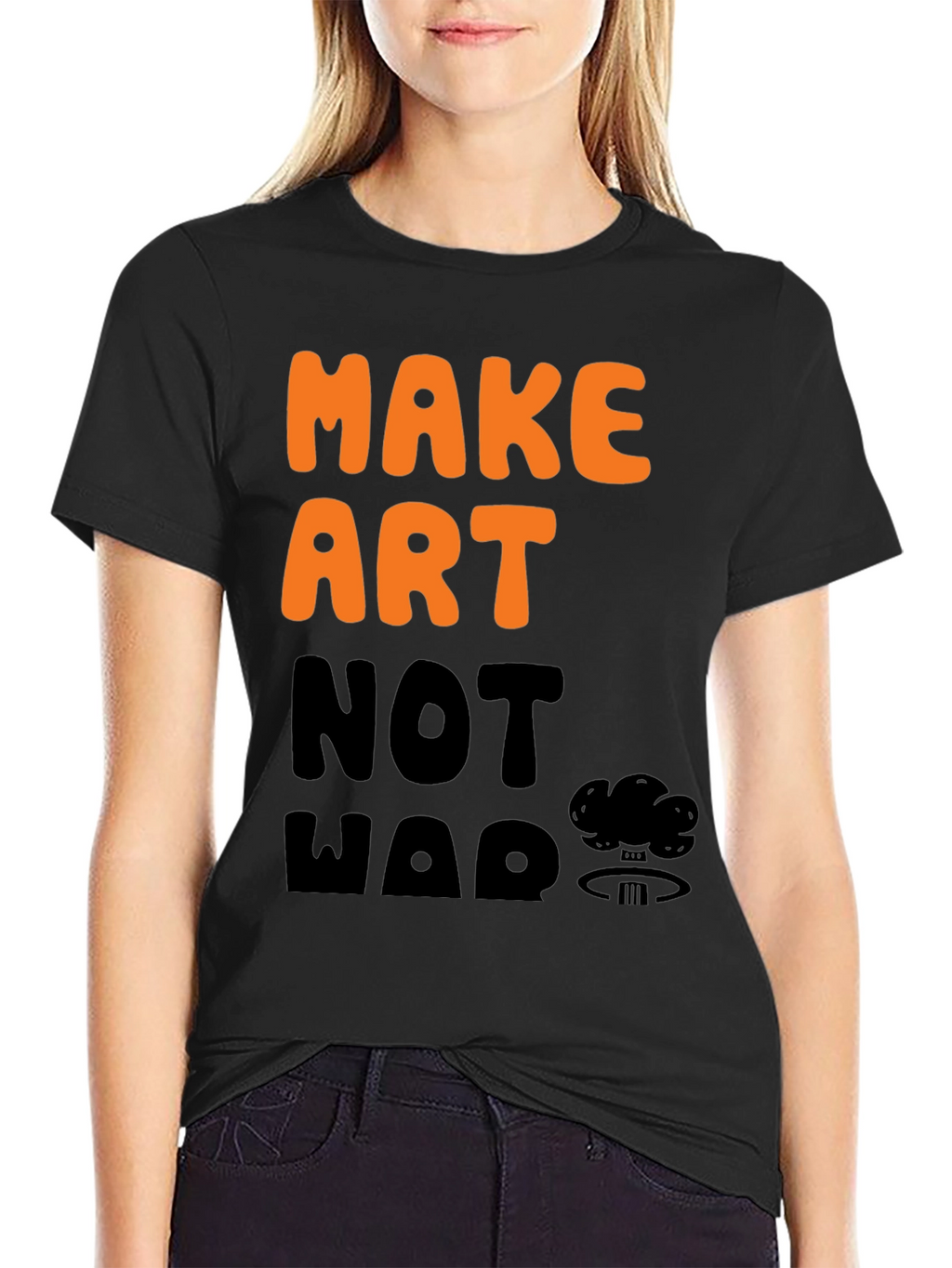 Make Art Not War Graphic T-Shirt