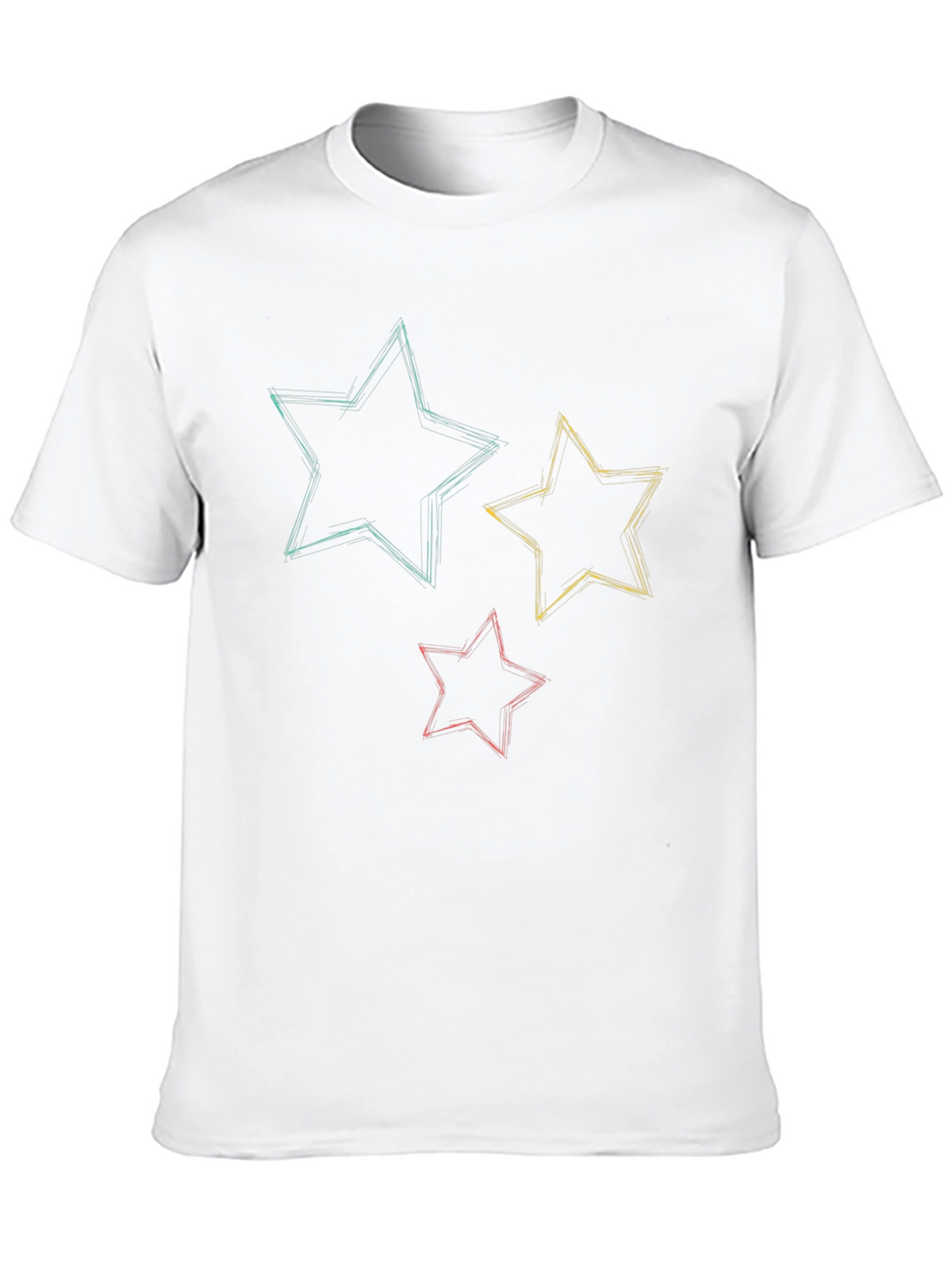Starry Sketch Tee - Stylish Graphic T-Shirt