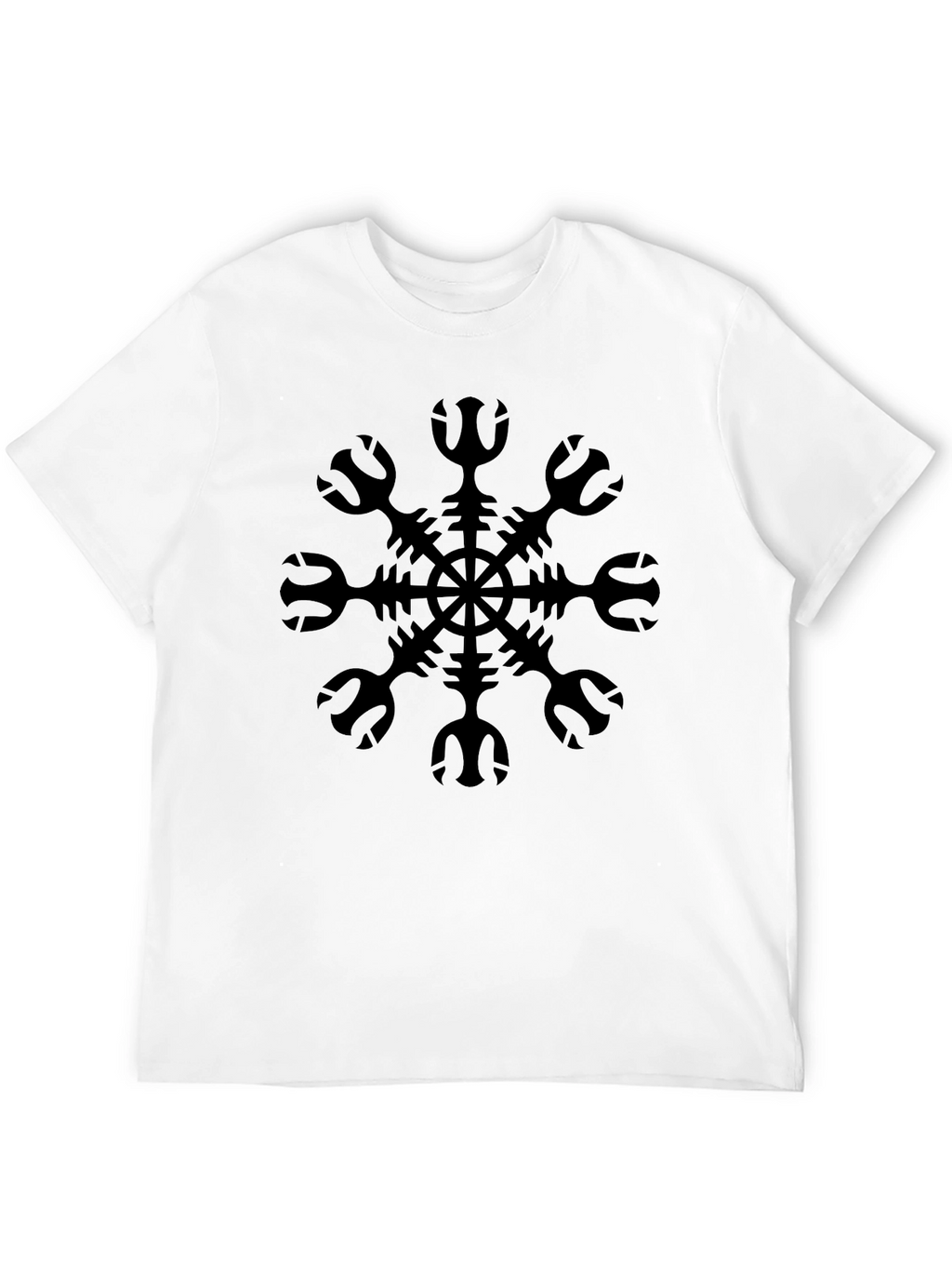 Vegvisir Compass T-Shirt - Viking Navigation Symbol Tee