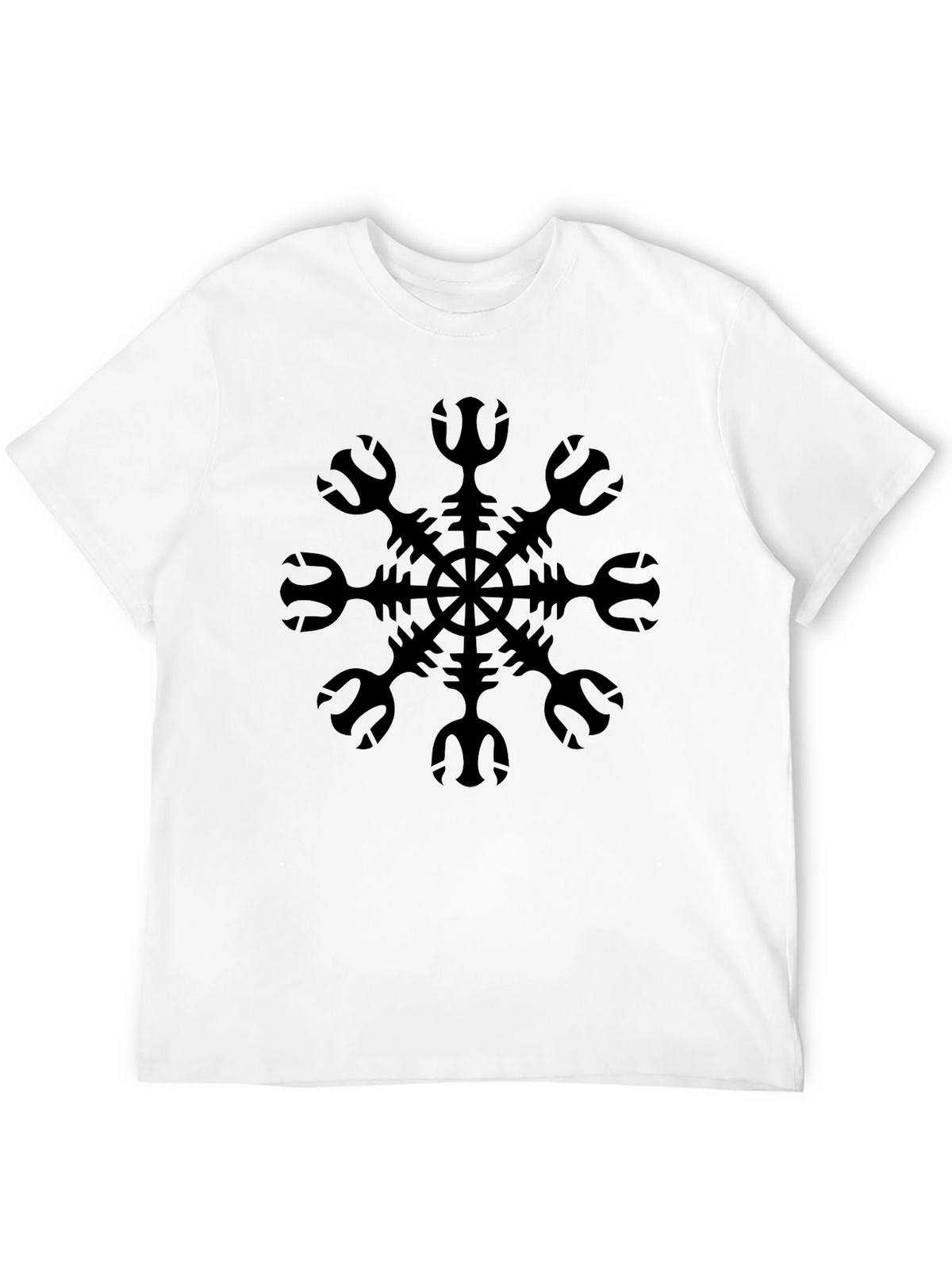 Vegvisir Compass T-Shirt - Viking Navigation Symbol Tee