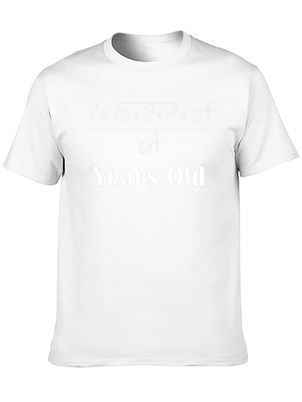 Math Equation T-Shirt - Funny Birthday Gift