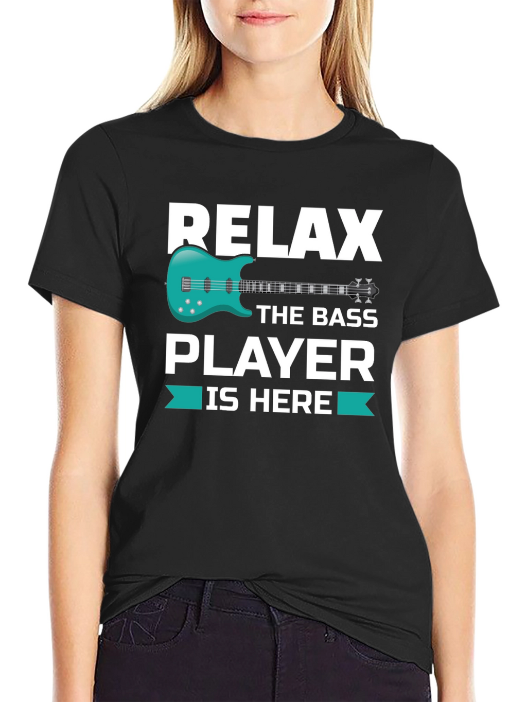 Relax The Bass Player Is Here - Graphic T-Shirt