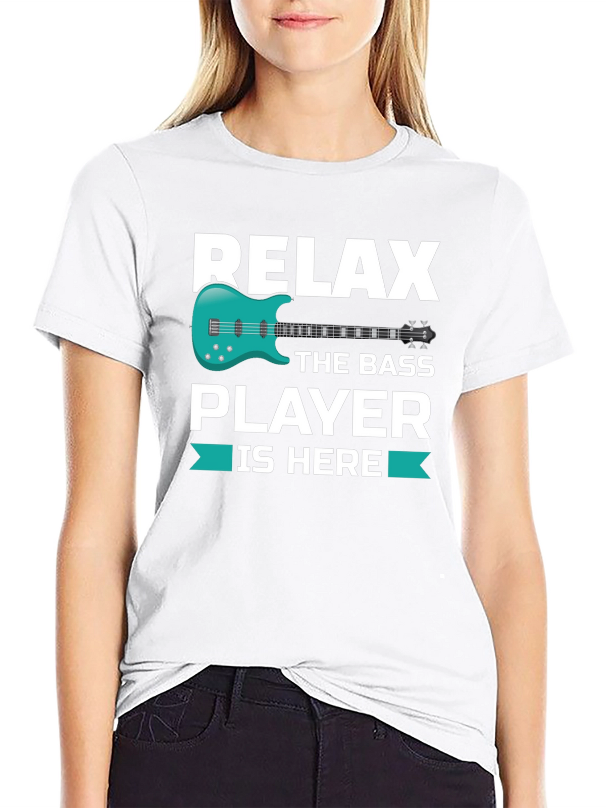Relax The Bass Player Is Here - Graphic T-Shirt