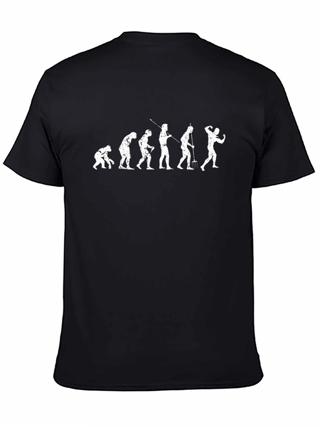Evolution of Man Black T-Shirt