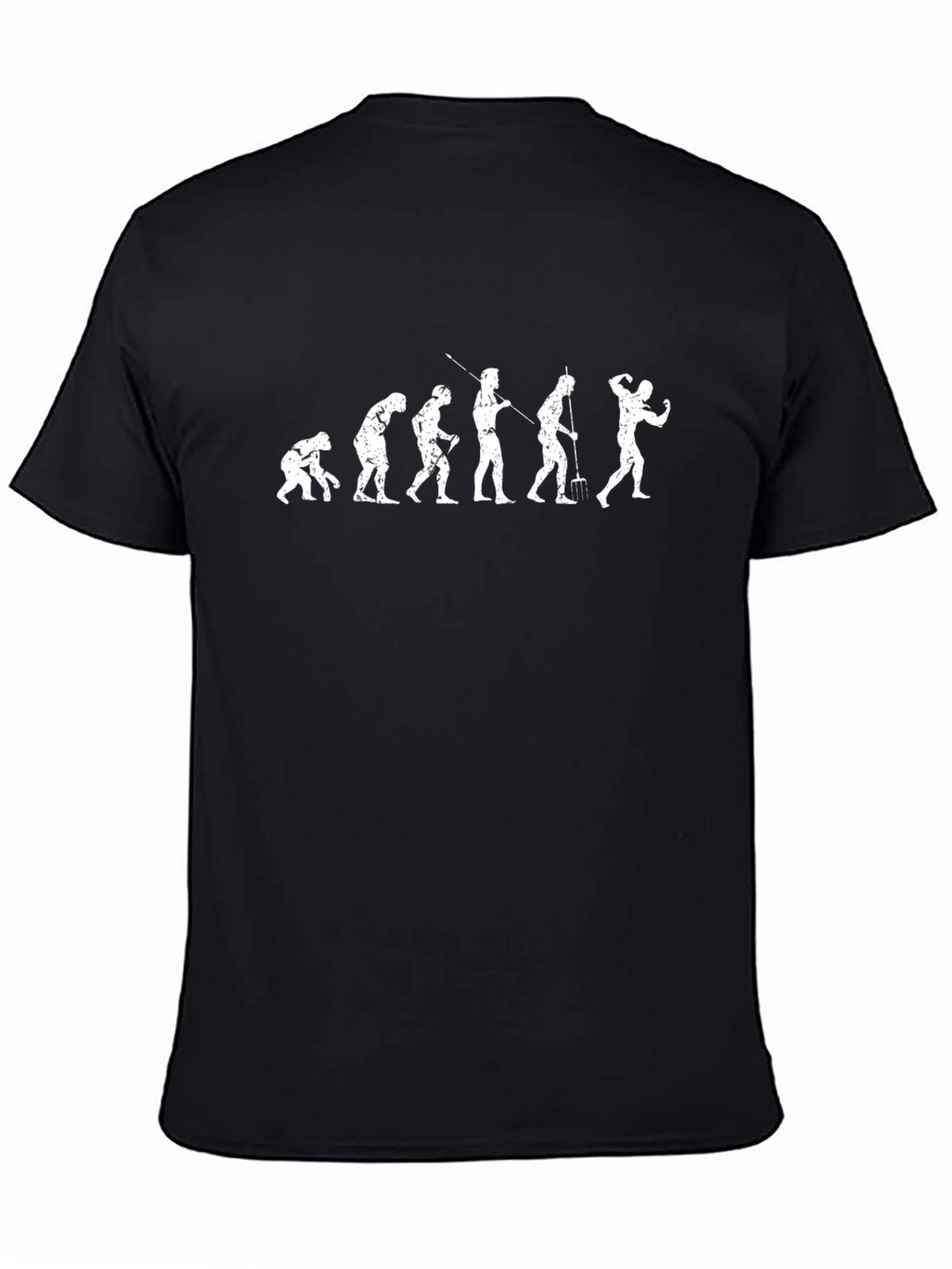 Evolution of Man Black T-Shirt