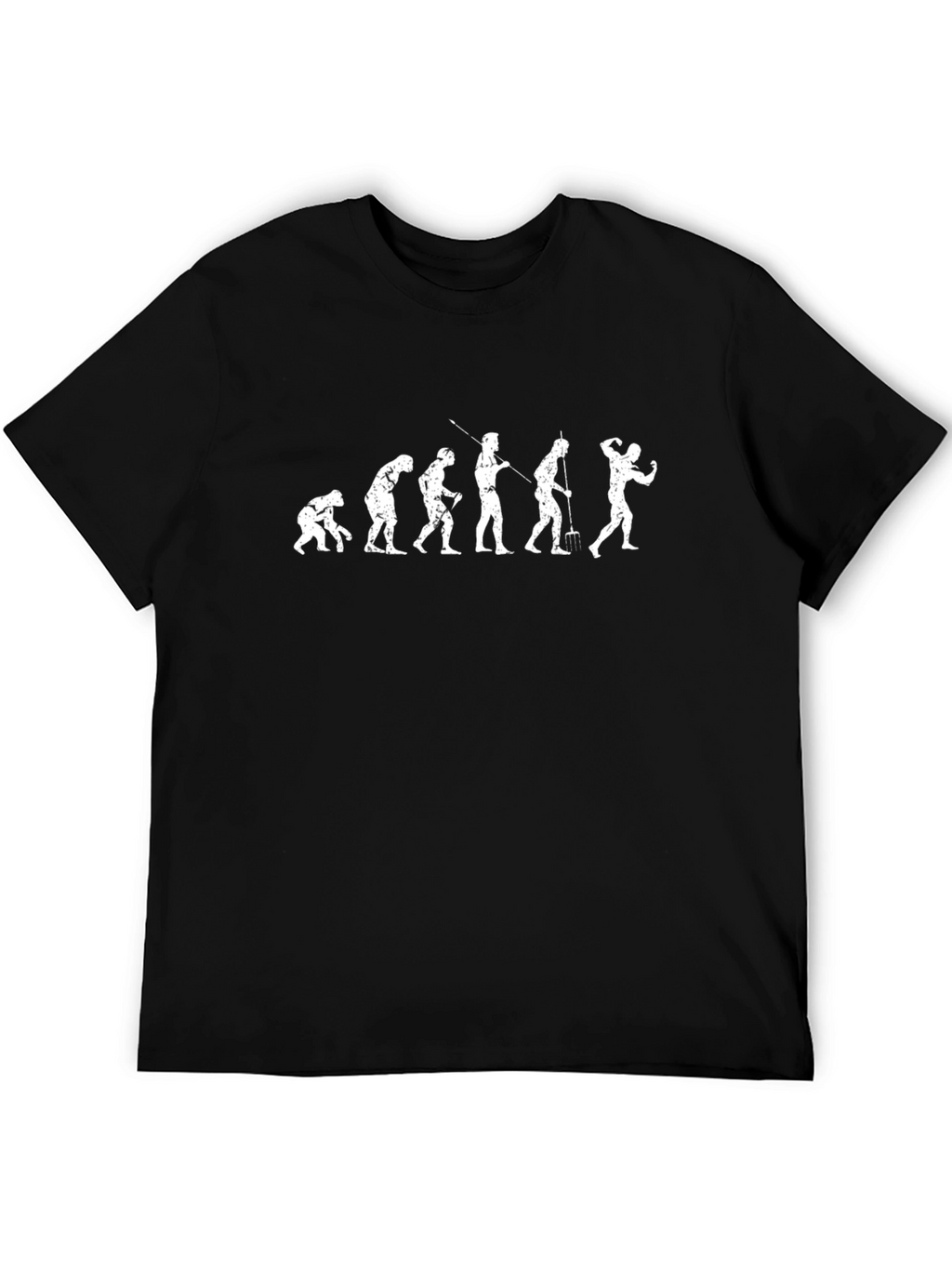 Evolution of Man Black T-Shirt