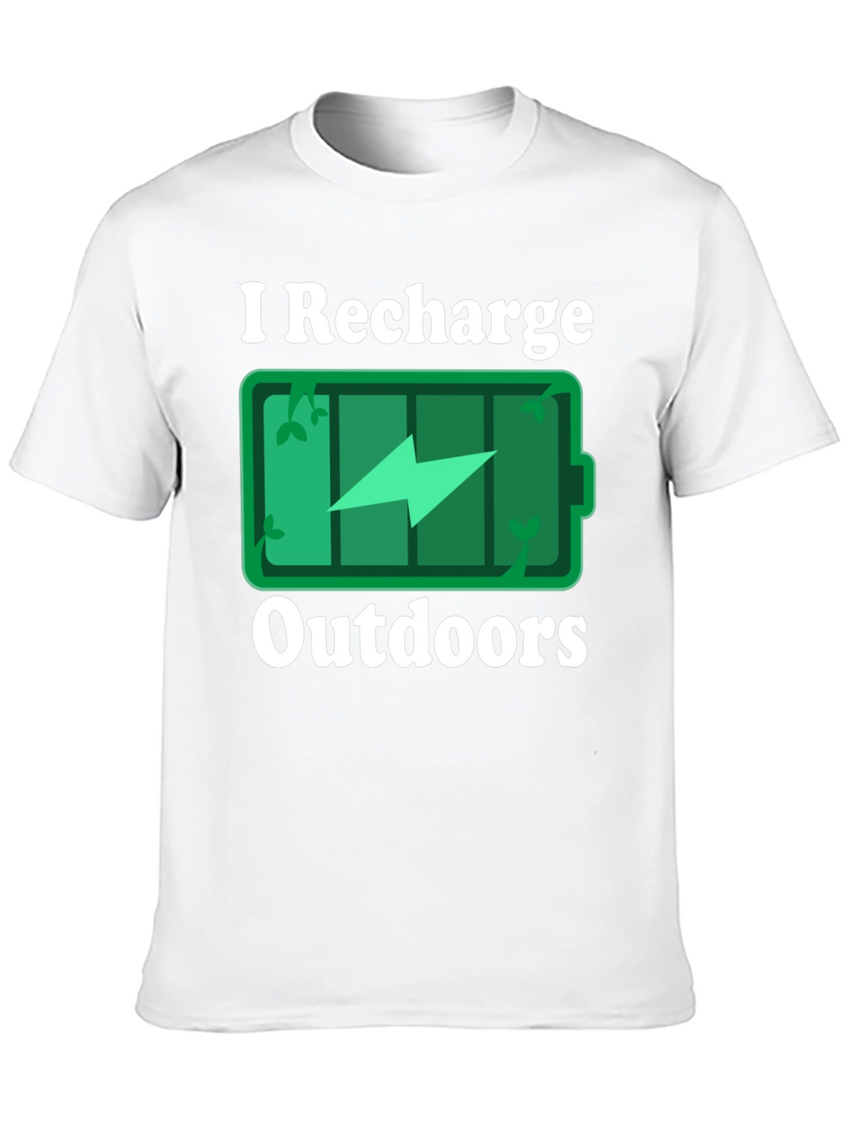 I Recharge Outdoors Graphic T-Shirt