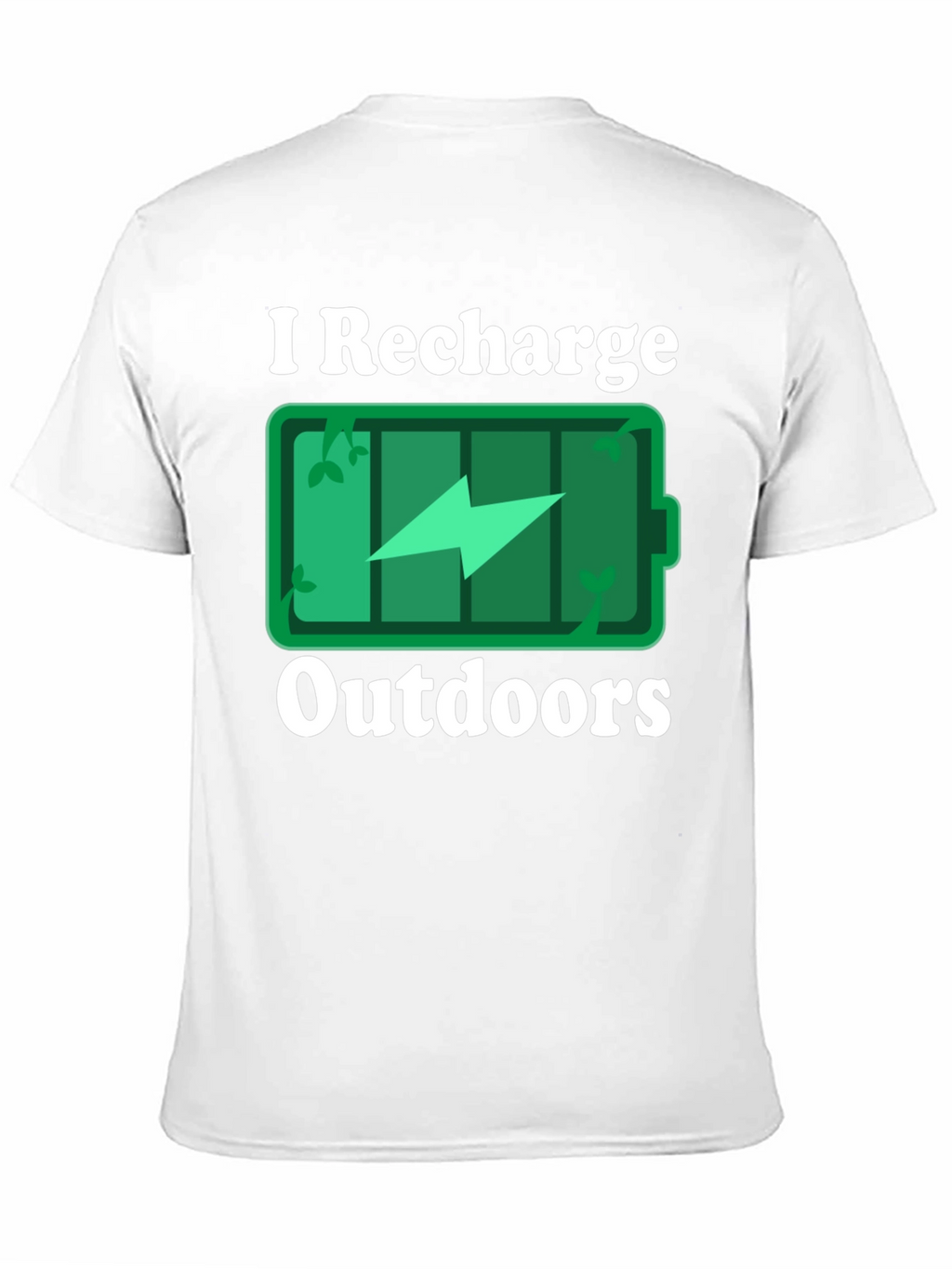 I Recharge Outdoors Graphic T-Shirt