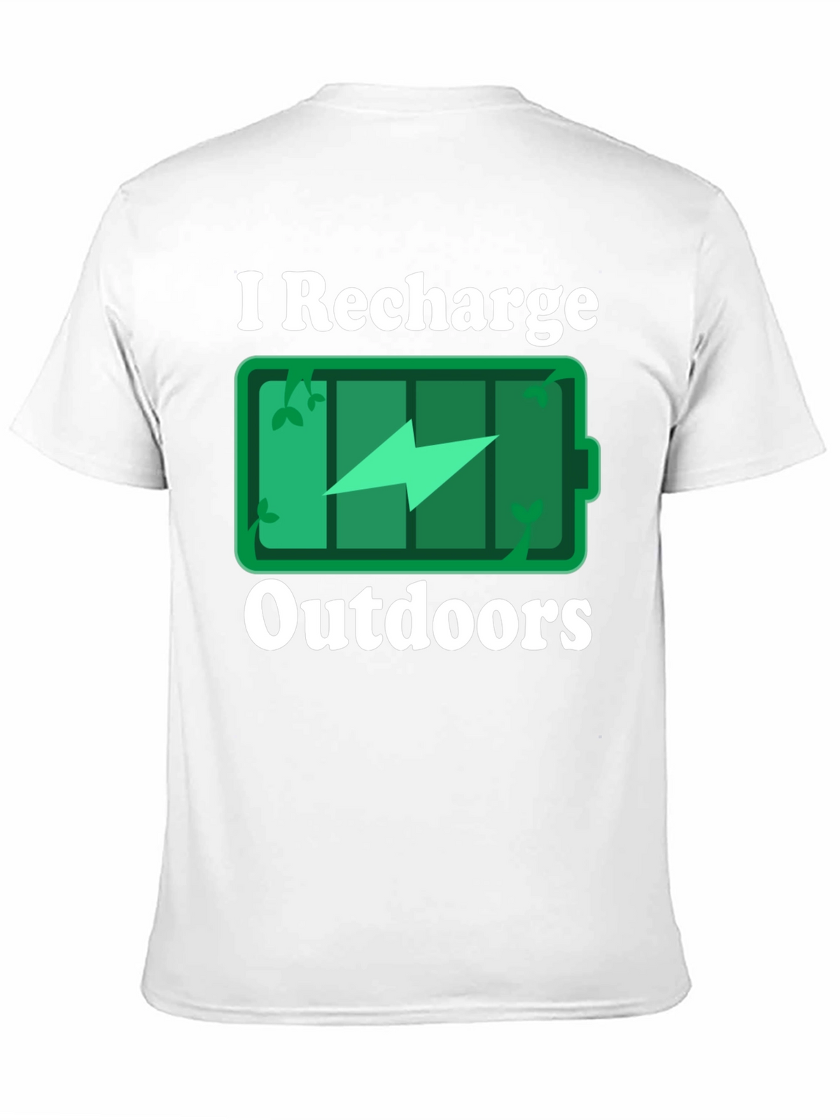 I Recharge Outdoors Graphic T-Shirt