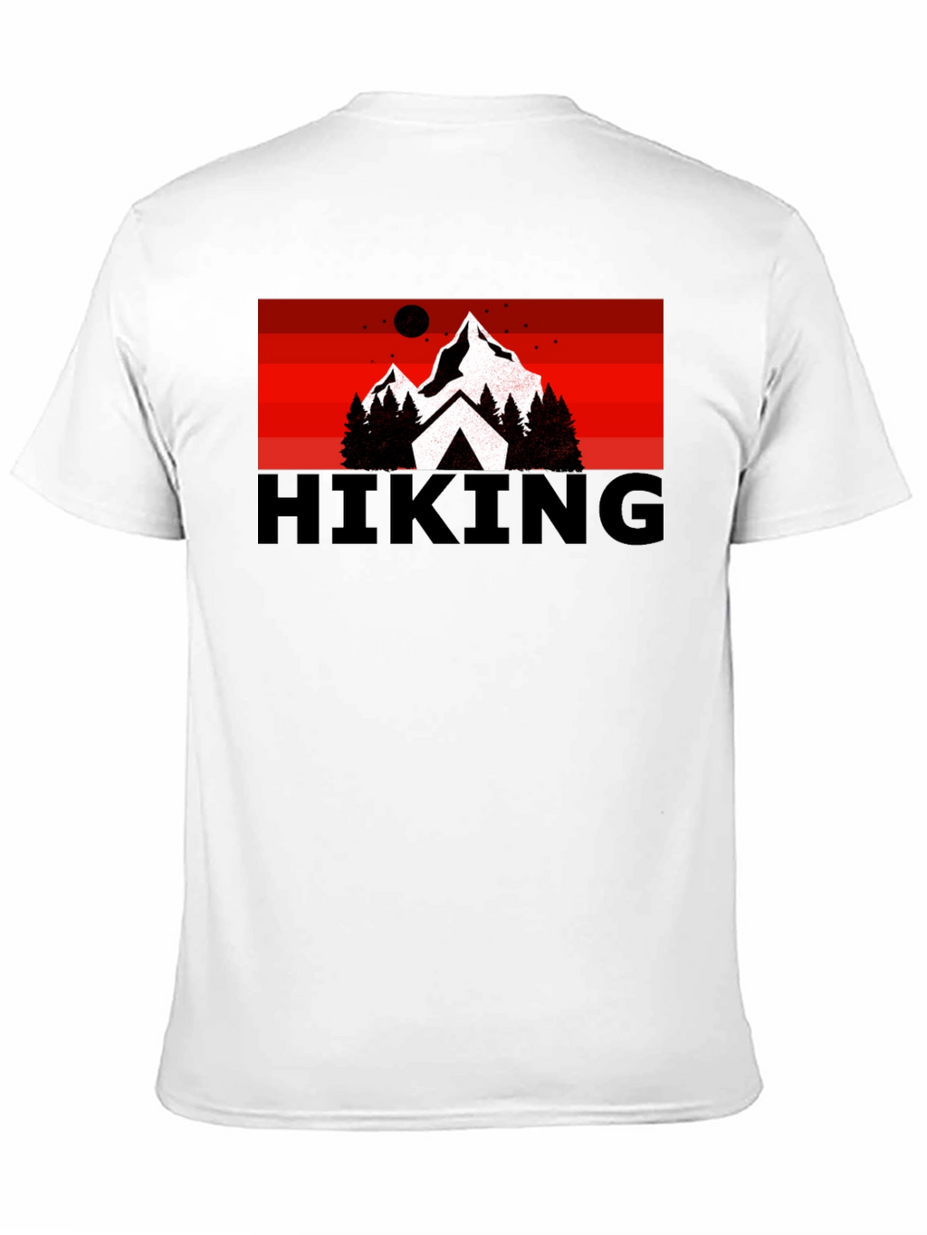 Hiking Adventure Graphic Tee - Black