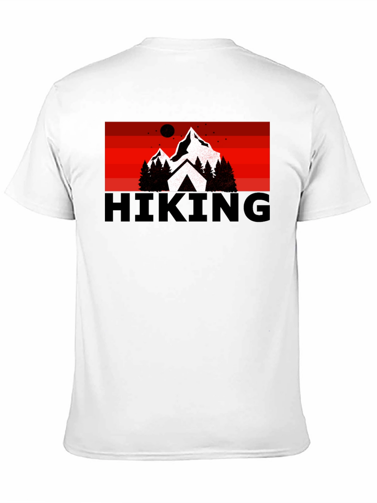Hiking Adventure Graphic Tee - Black