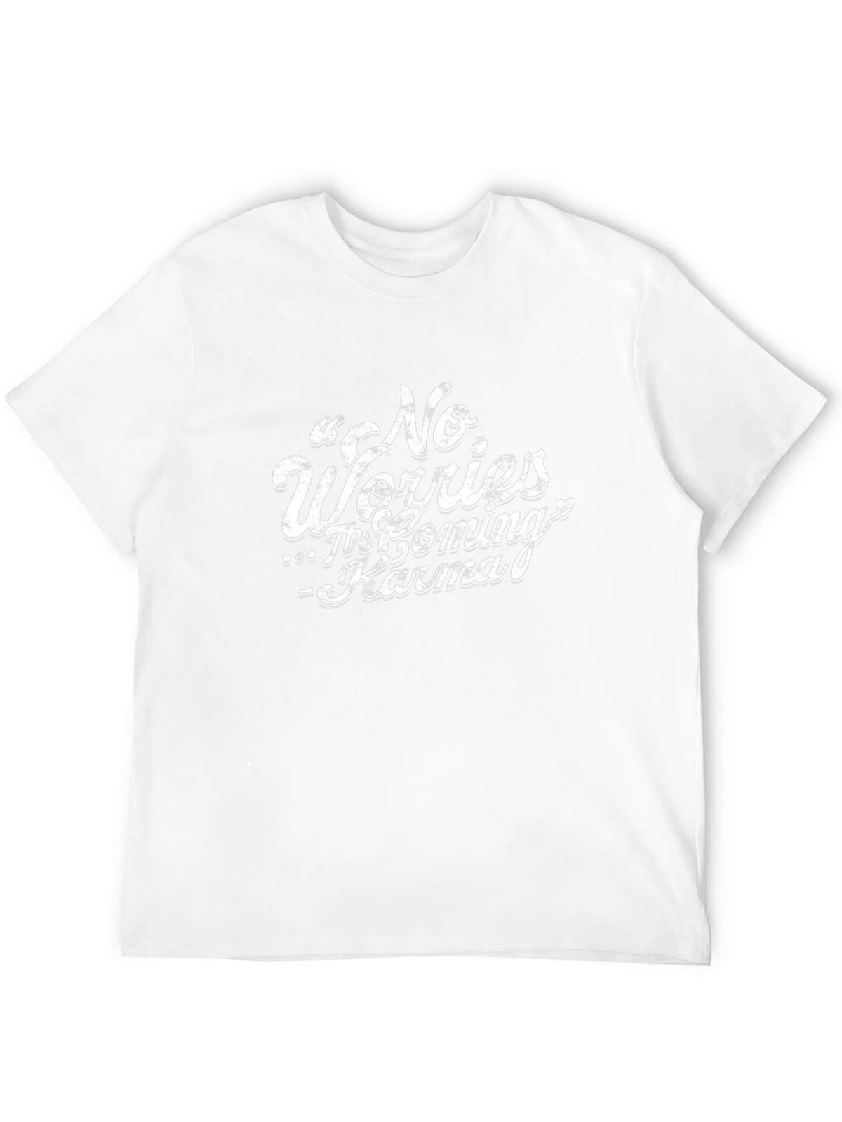 No Worries Karma T-Shirt - Black Graphic Tee