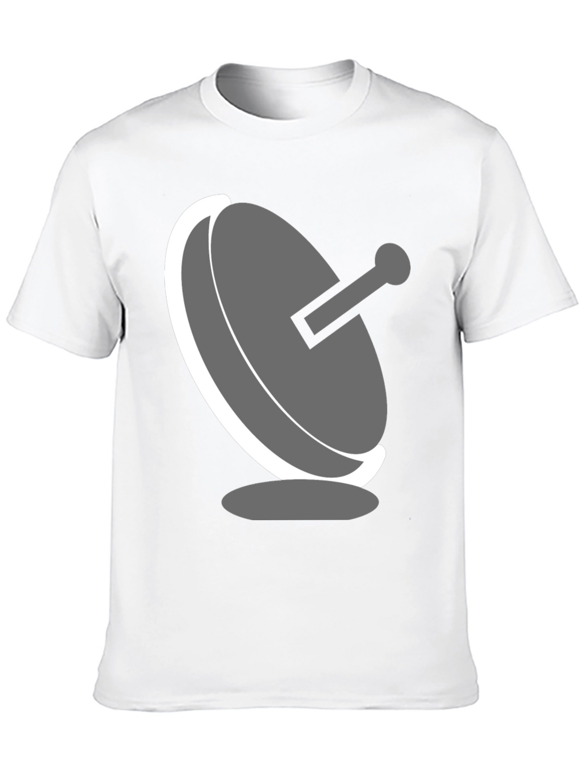 Satellite Dish Graphic T-Shirt - Modern Tech Tee