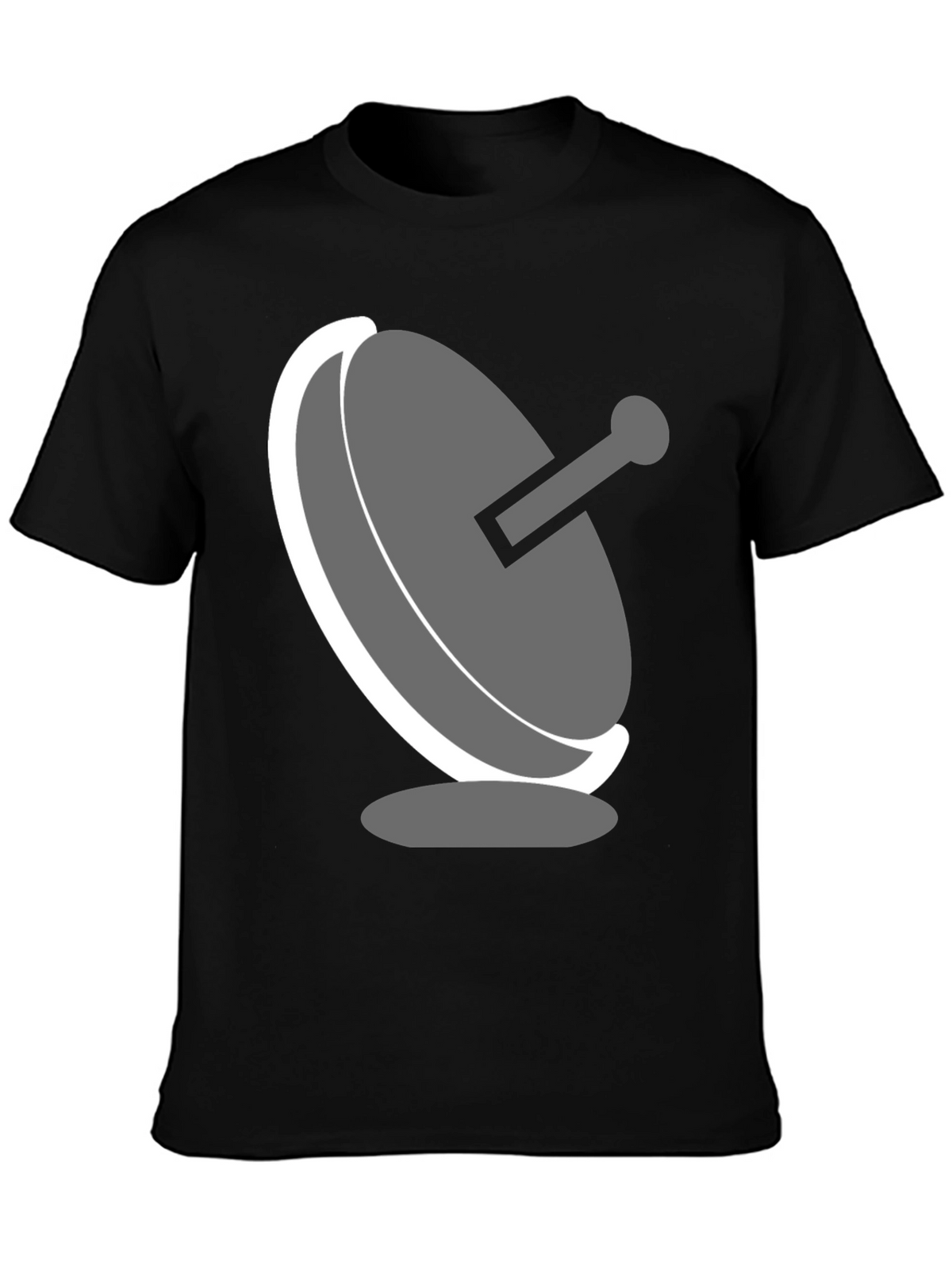 Satellite Dish Graphic T-Shirt - Modern Tech Tee