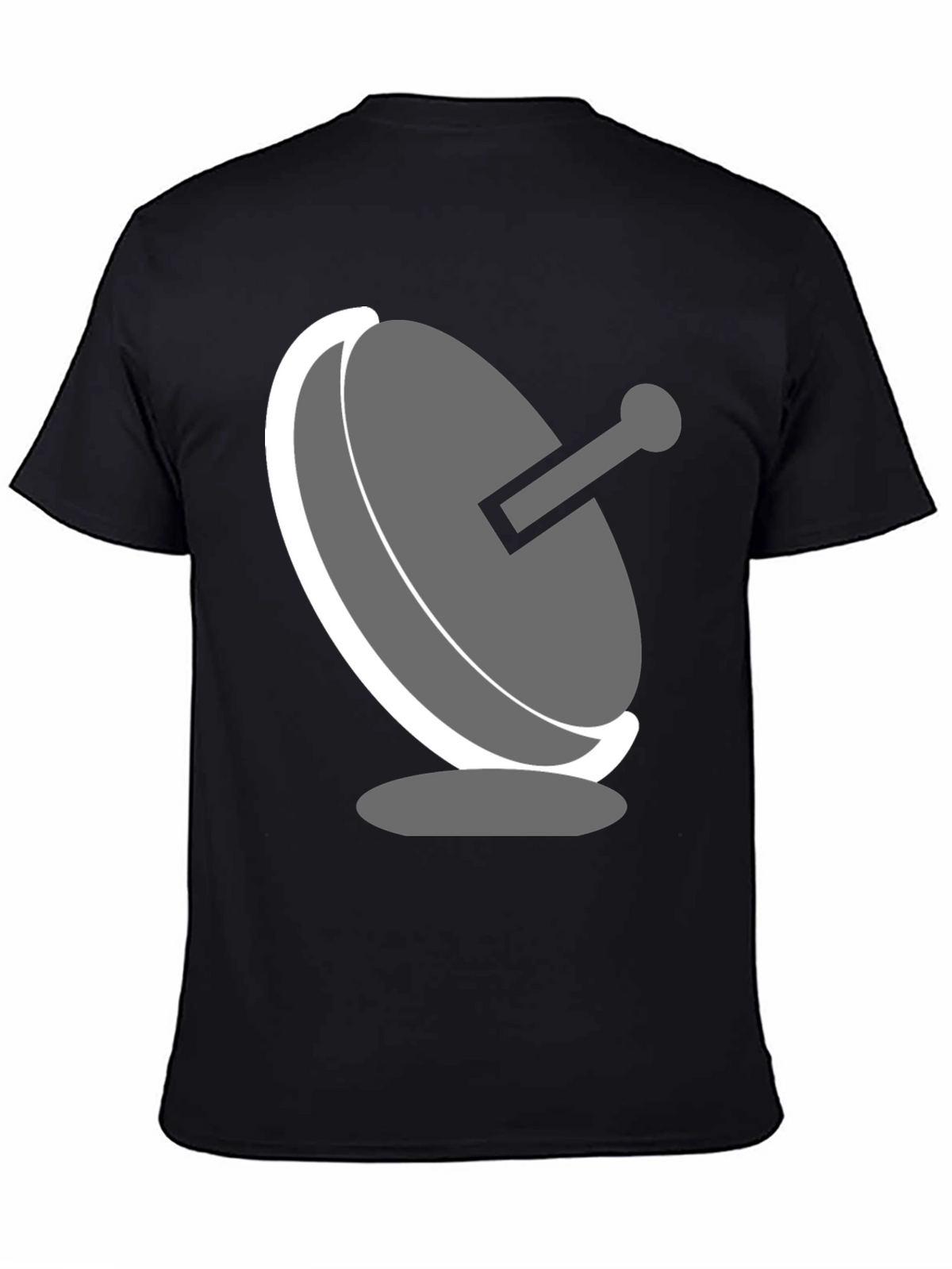 Satellite Dish Graphic T-Shirt - Modern Tech Tee