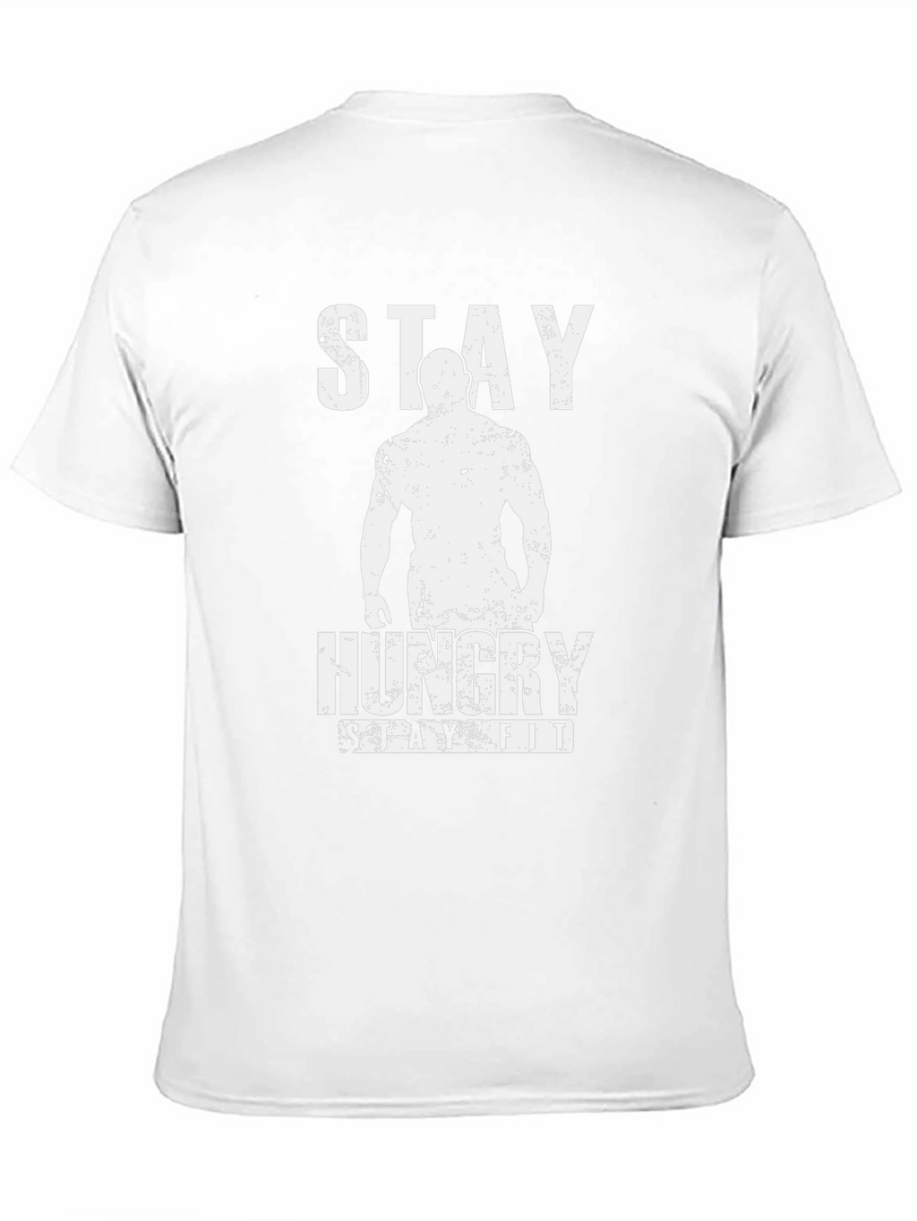 Stay Hungry Stay Fit Black Graphic T-Shirt
