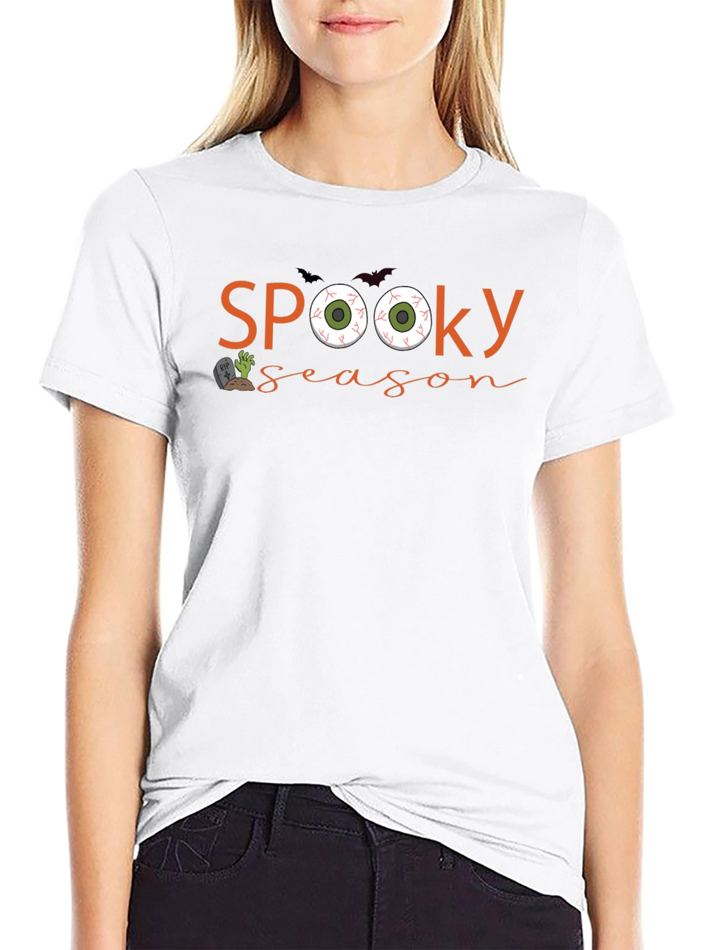 Spooky Season Graphic Tee - Halloween Style