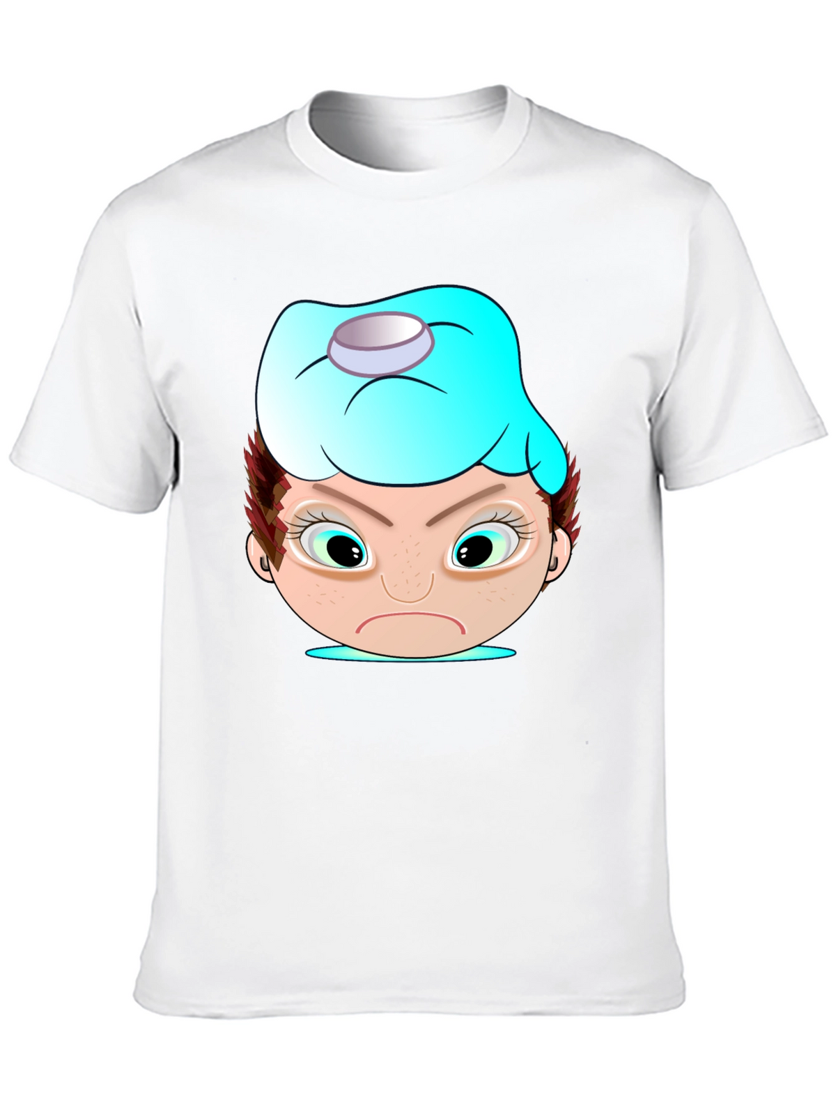 Funny Cartoon Headache T-Shirt