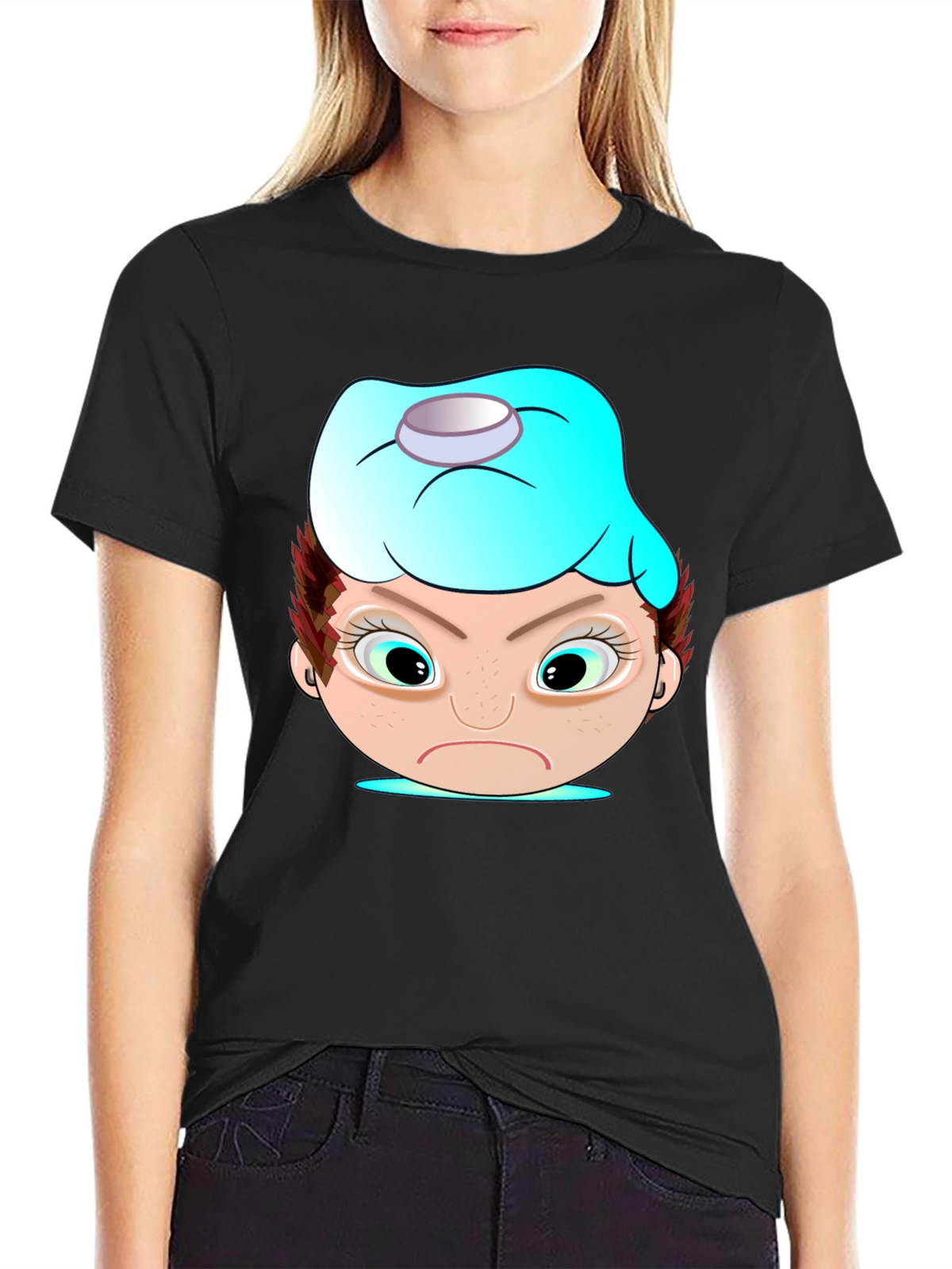 Funny Cartoon Headache T-Shirt