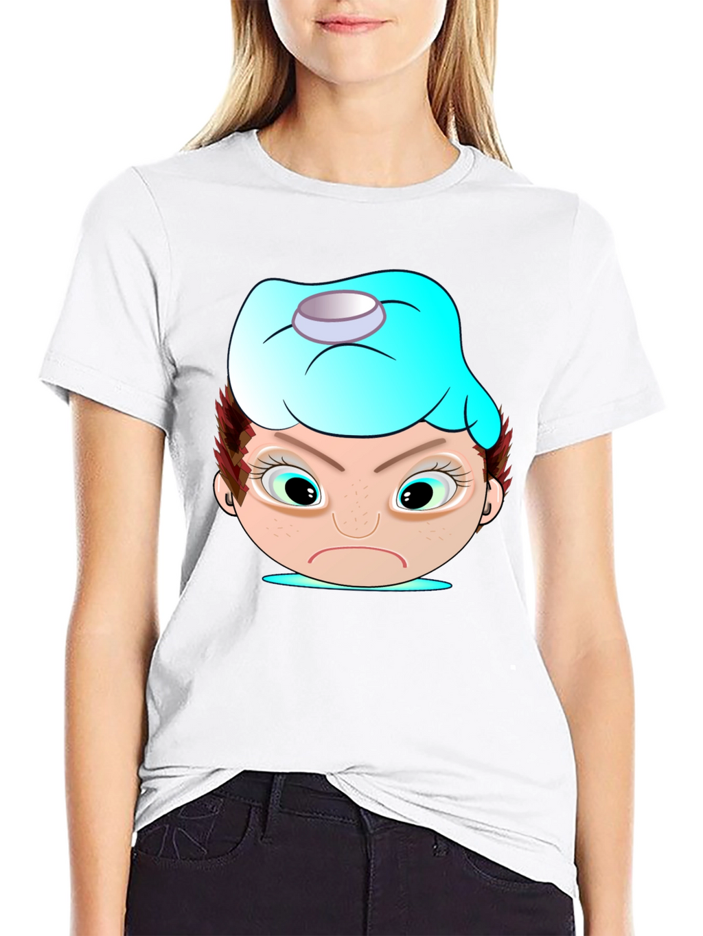 Funny Cartoon Headache T-Shirt